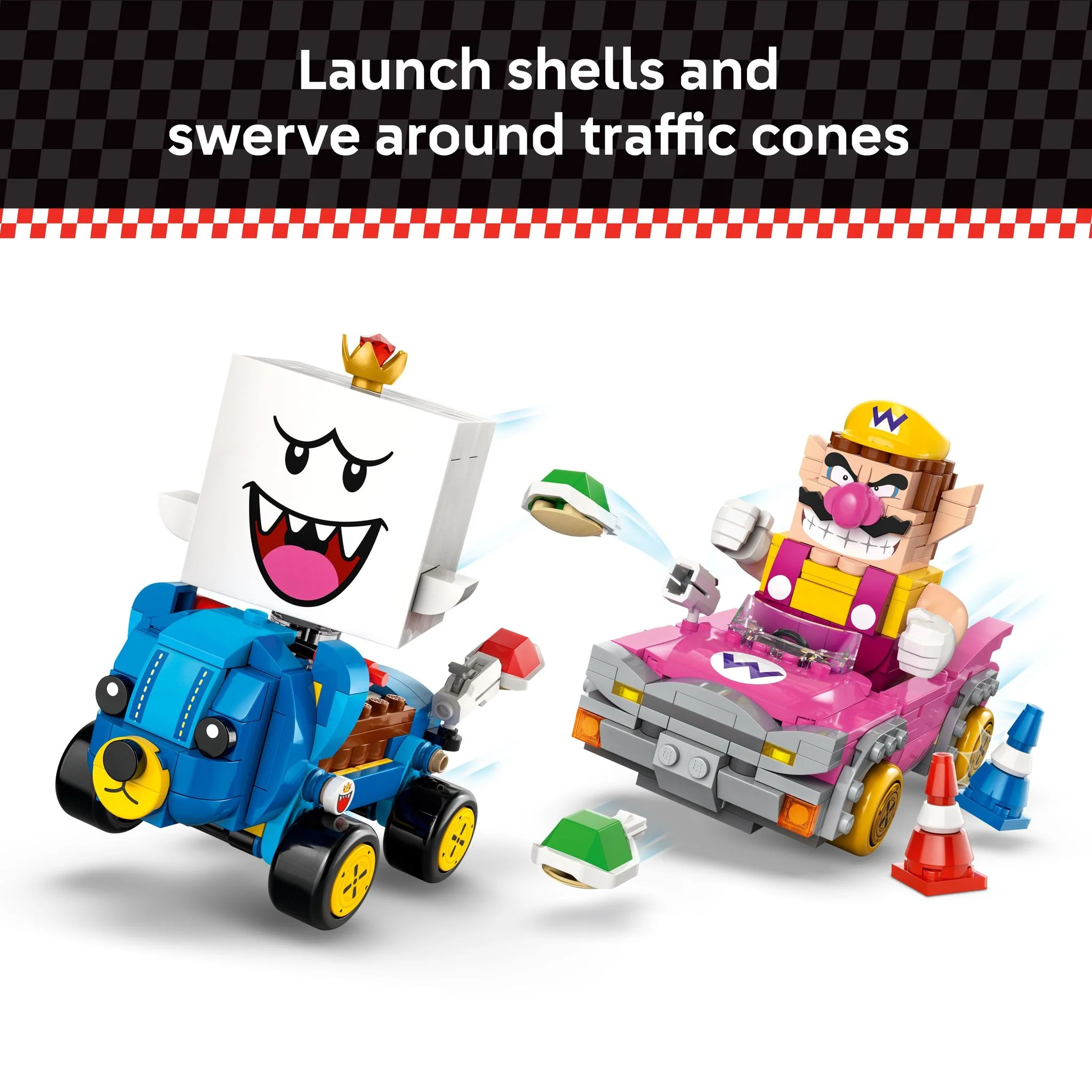 LEGO 72038 Super Mario: Mario Kart – Wario & King Boo
