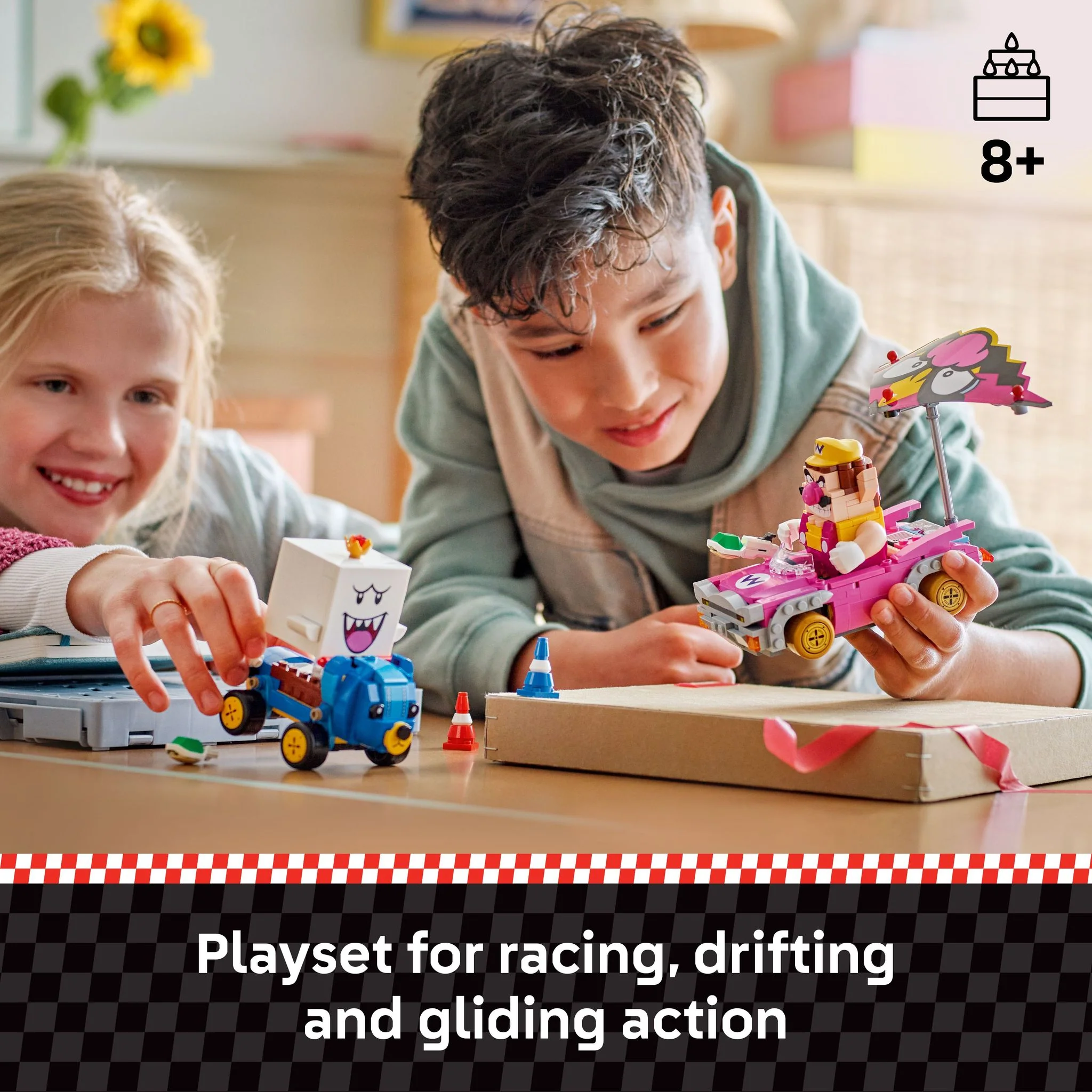 LEGO 72038 Super Mario: Mario Kart – Wario & King Boo