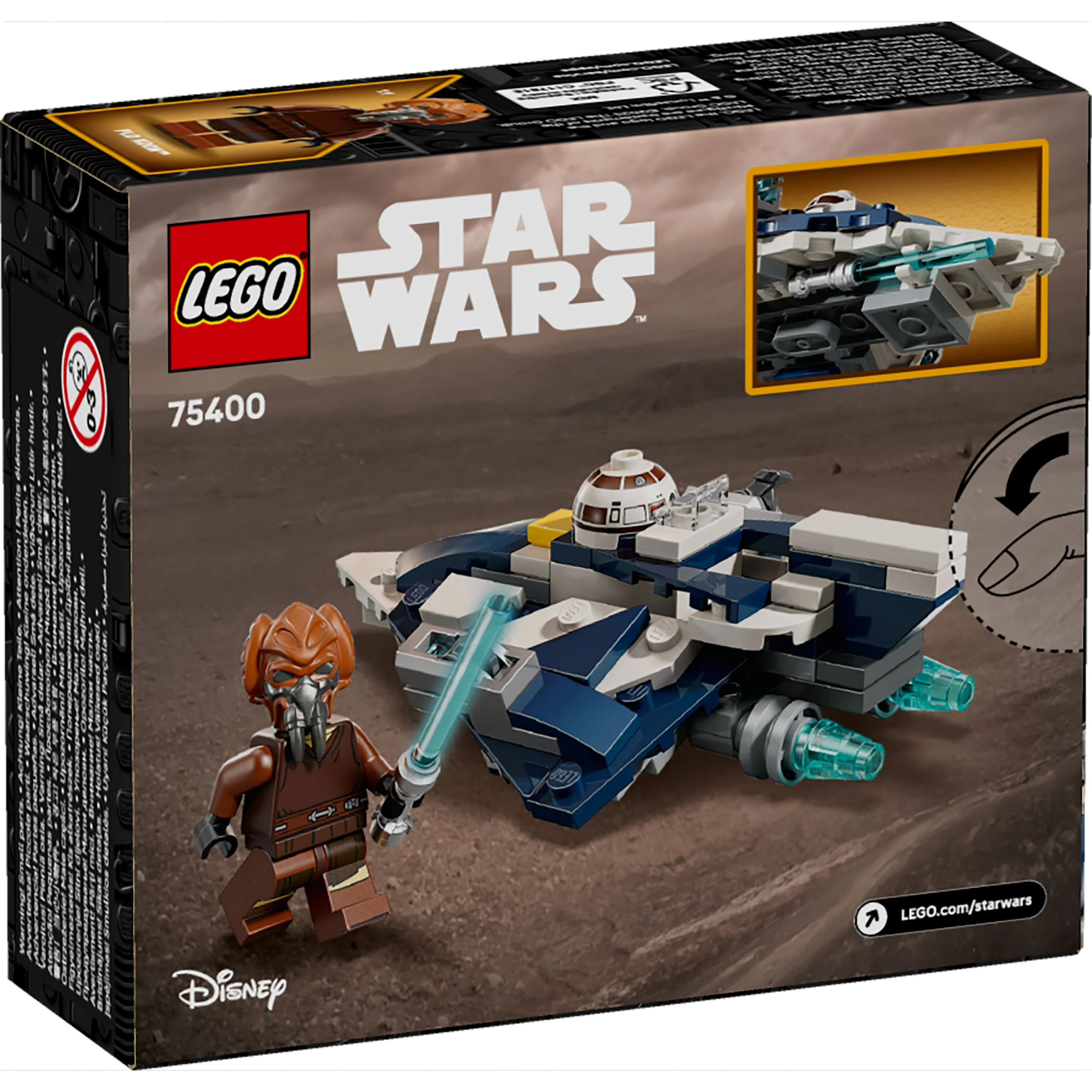 LEGO 75400 Star Wars Plo Koon's Jedi Starfighter Microfighter