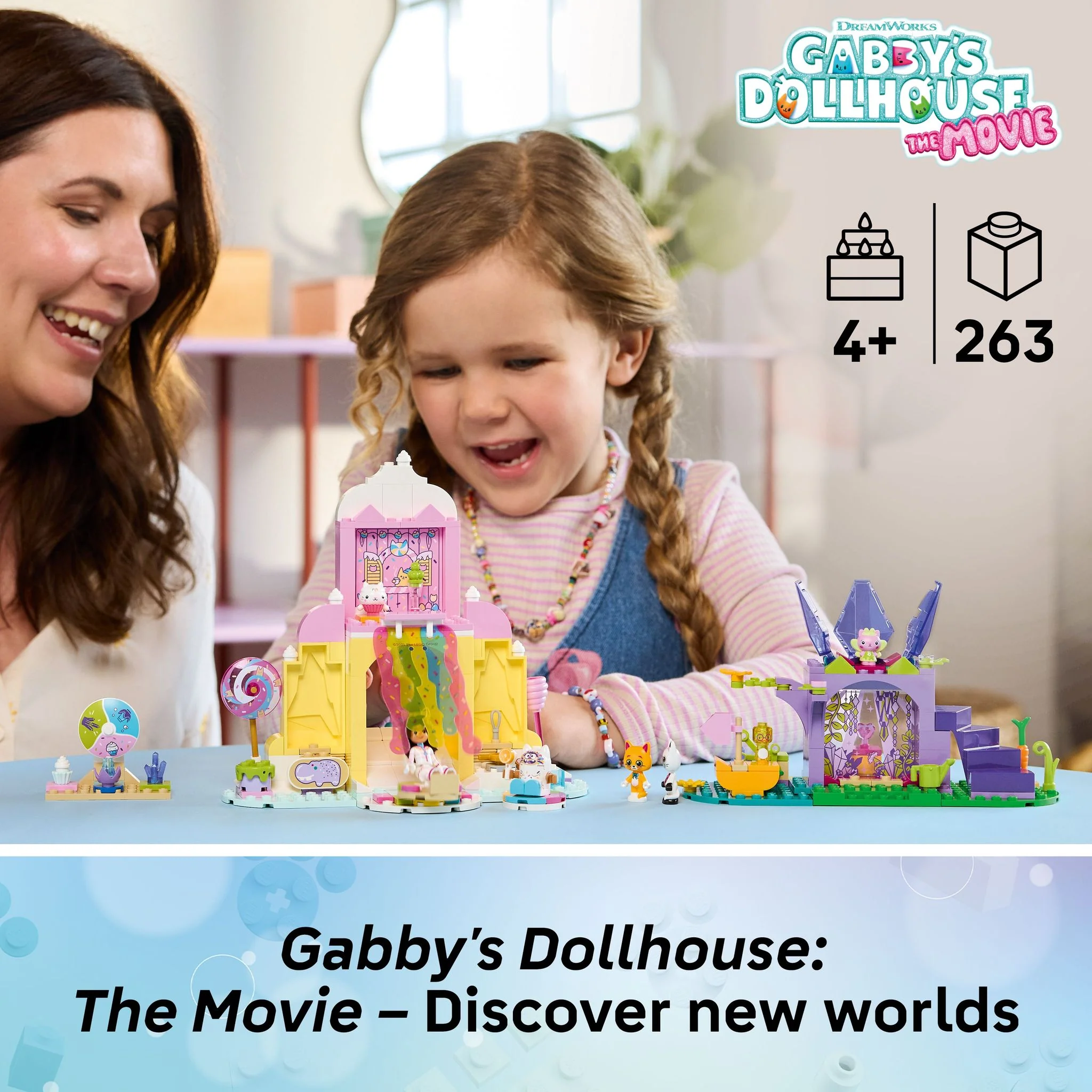 LEGO 11205 Gabby's Dollhouse Sweet Treat Mountain & Kitty Garden