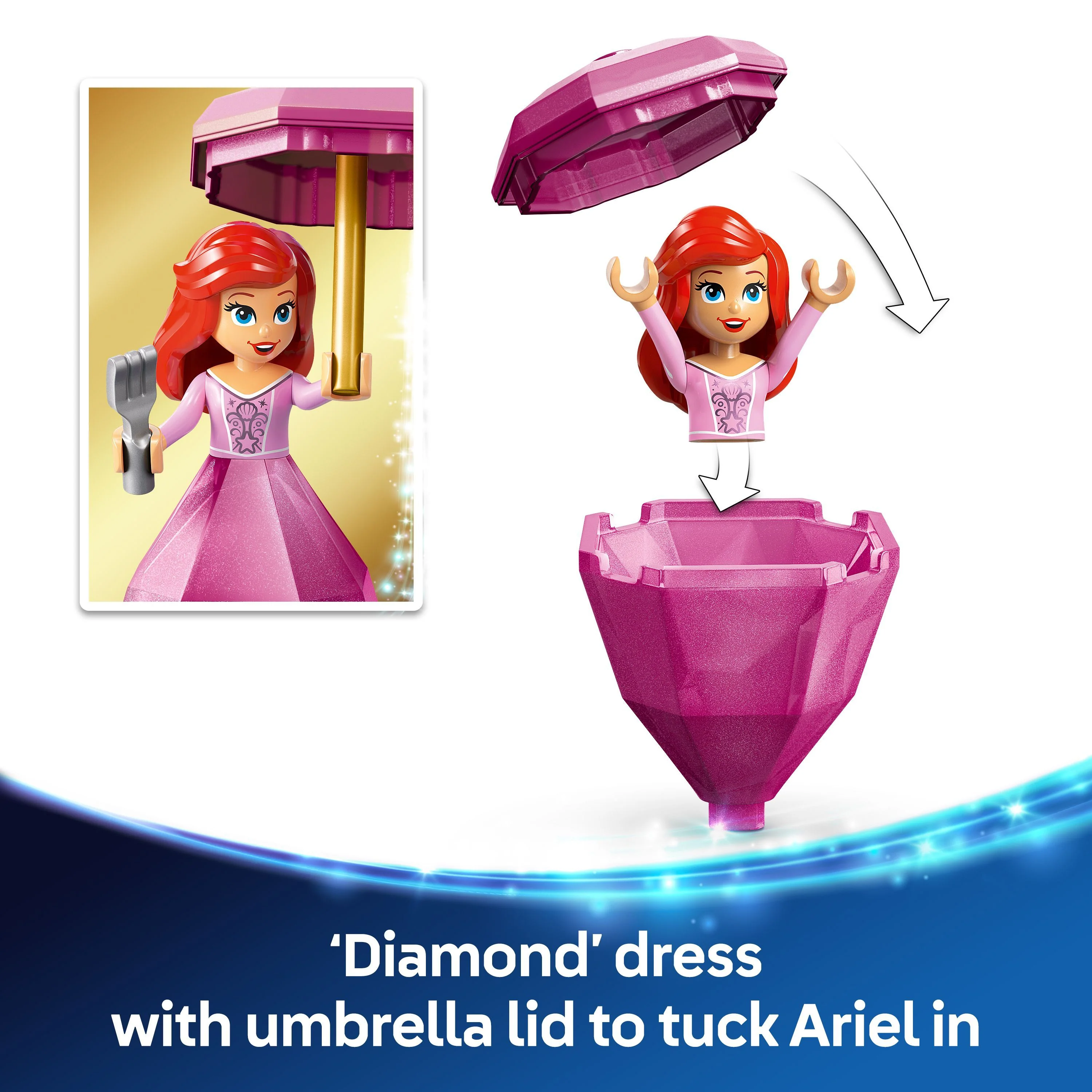 LEGO 43259 Disney Princess Twirling Ariel