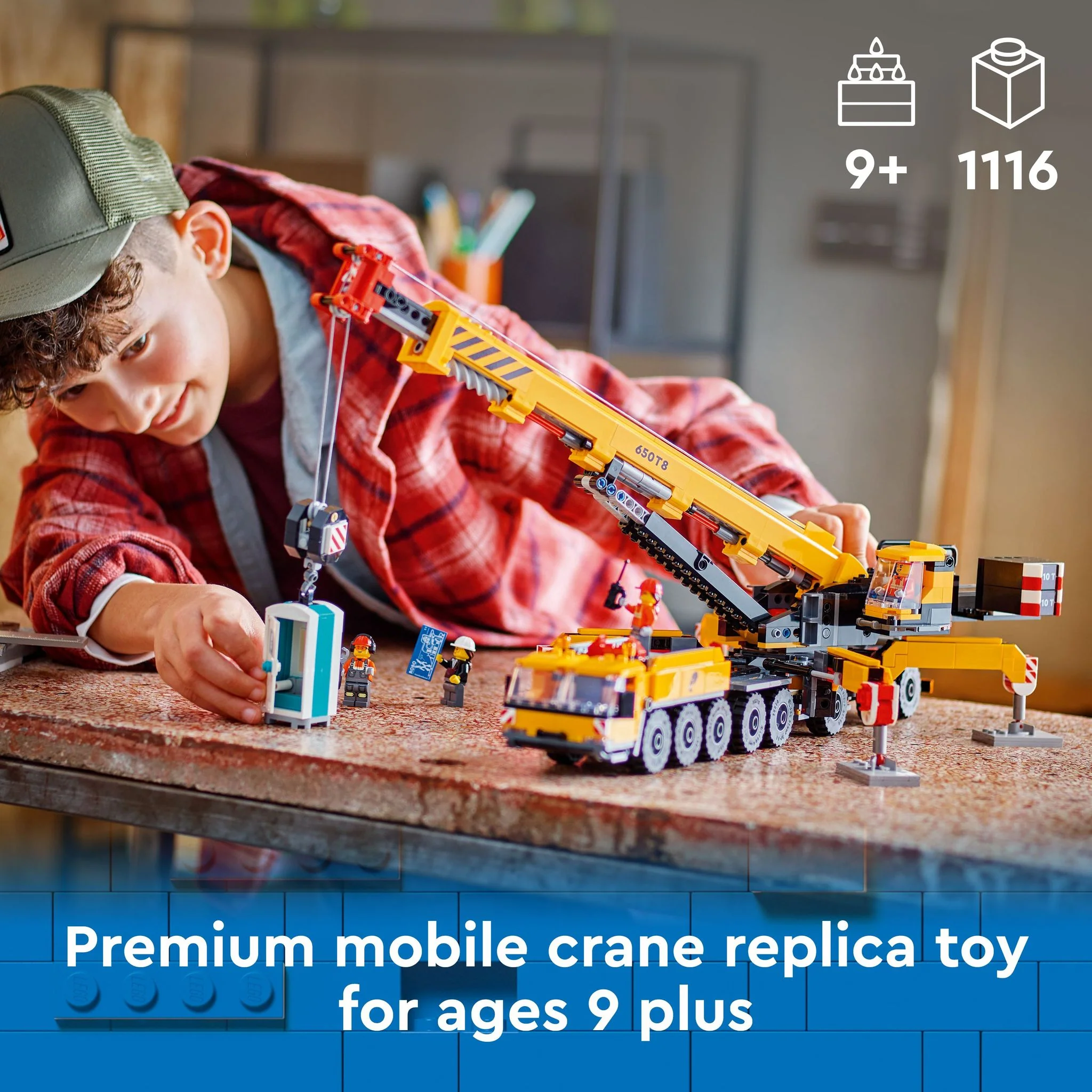 LEGO 60409 City Yellow Mobile Construction Crane