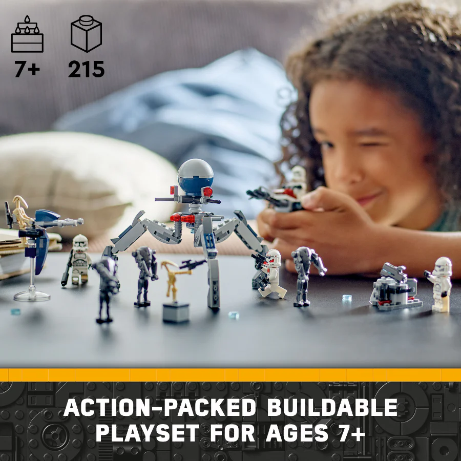LEGO 75372 Star Wars Clone Trooper & Battle Droid Battle Pack