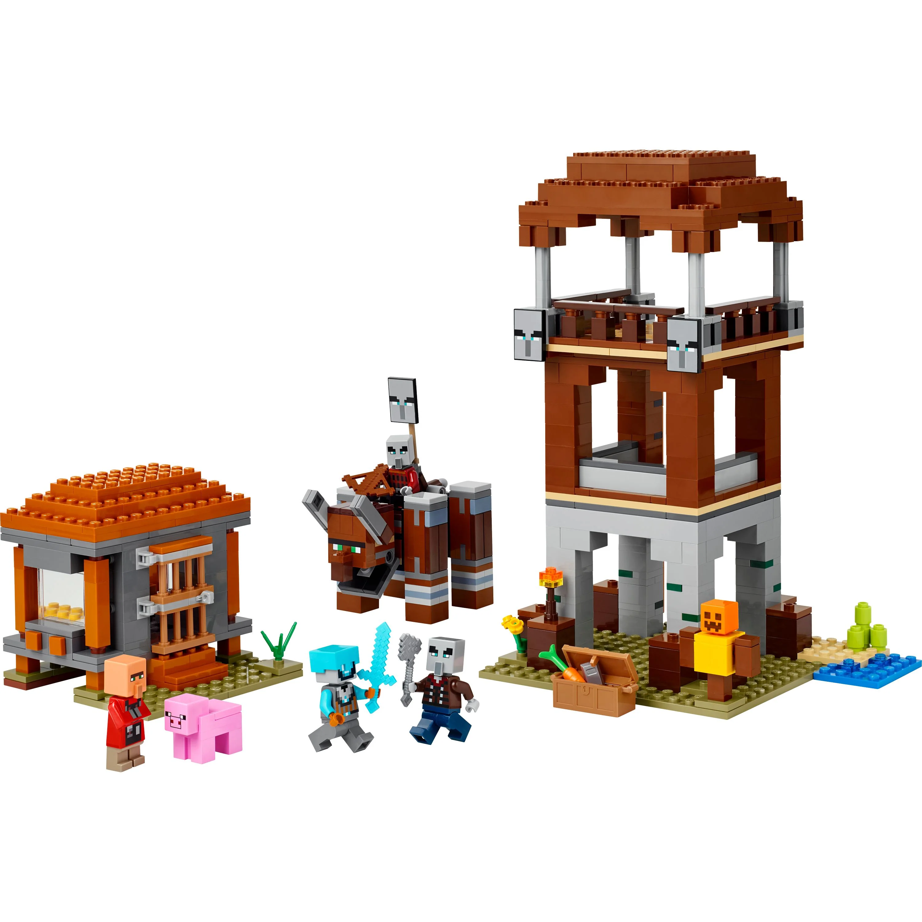 LEGO 21278 Minecraft The Pillager Outpost and Ravager