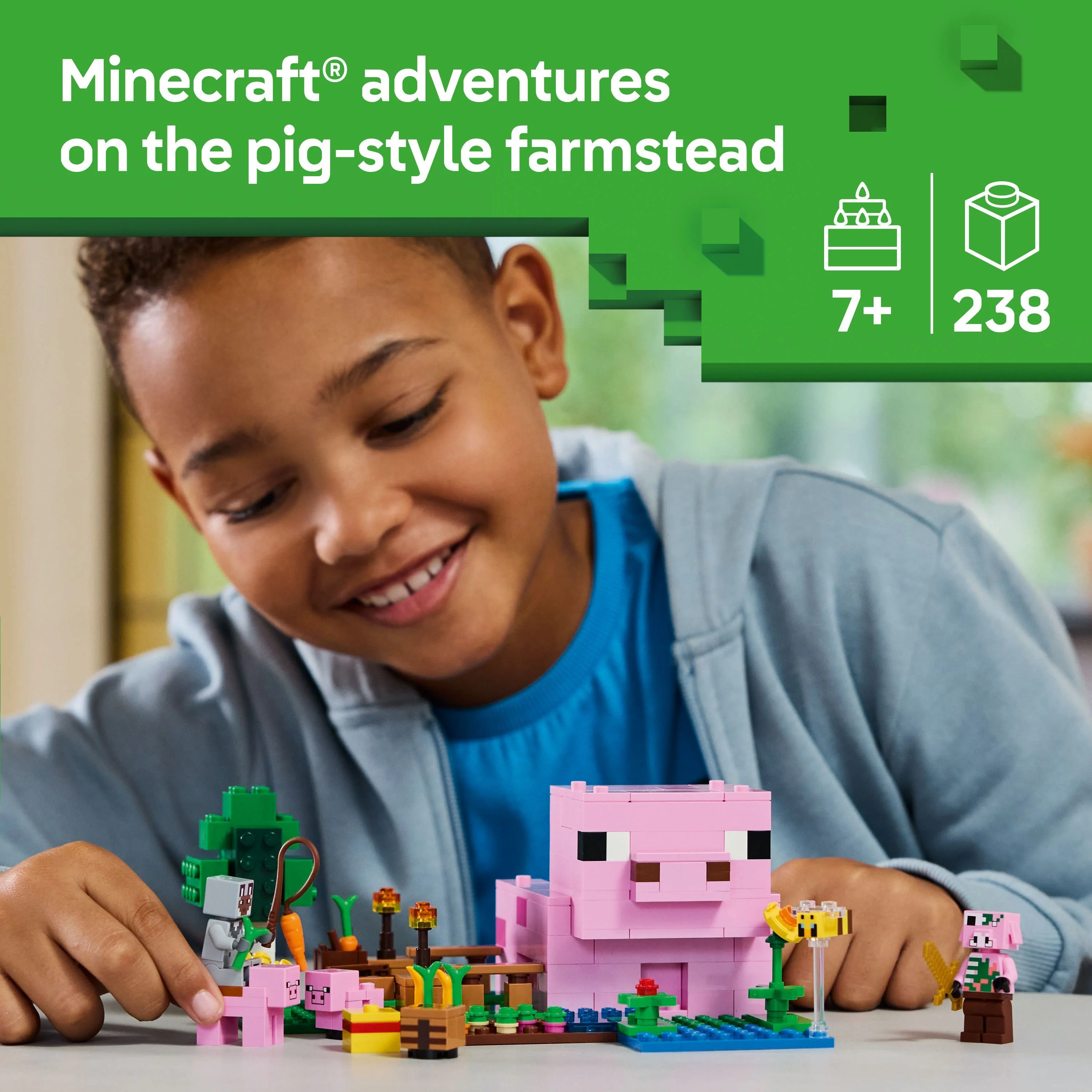 LEGO 21268 Minecraft The Baby Pig House