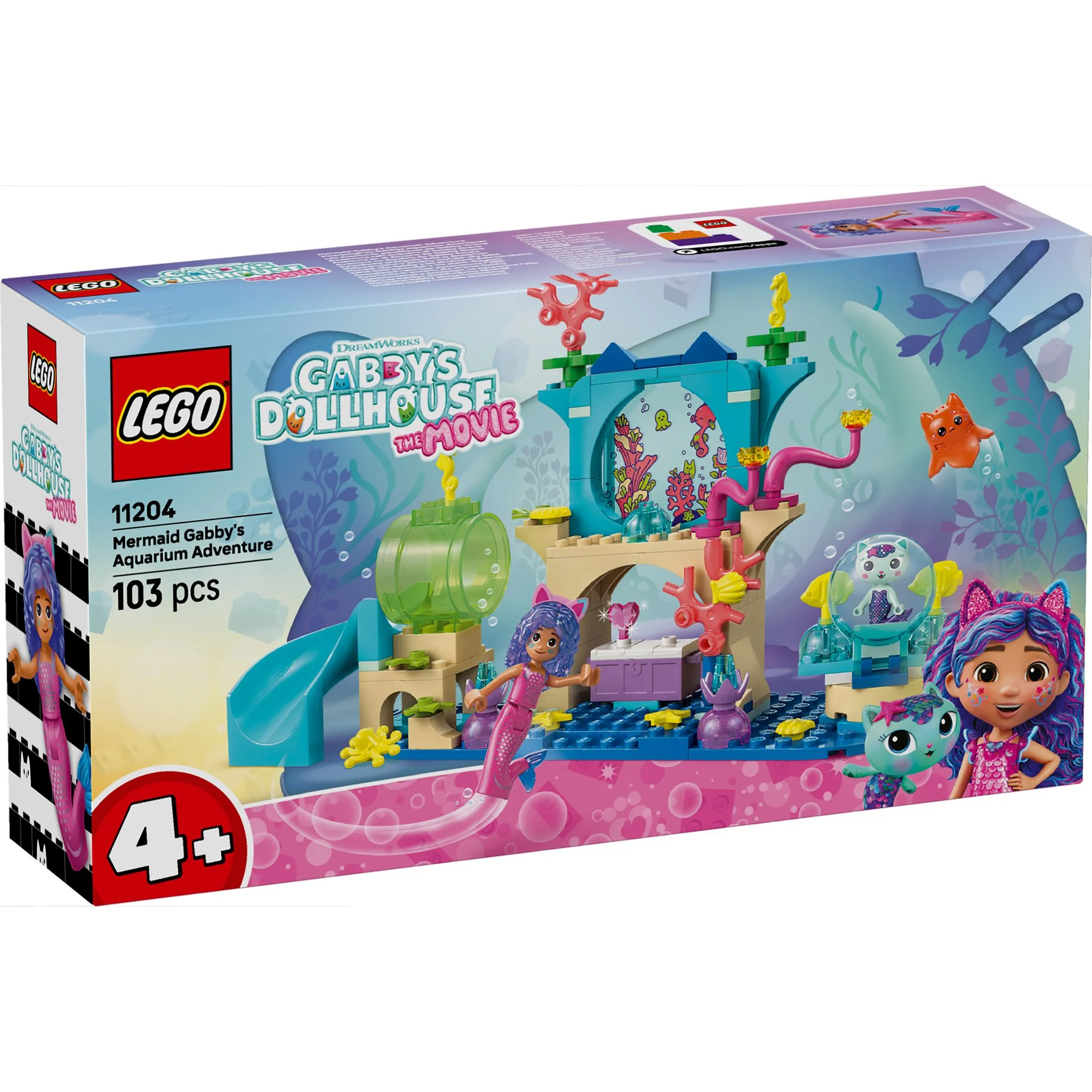LEGO 11204 Gabby's Dollhouse Mermaid Gabby's Aquarium Adventure