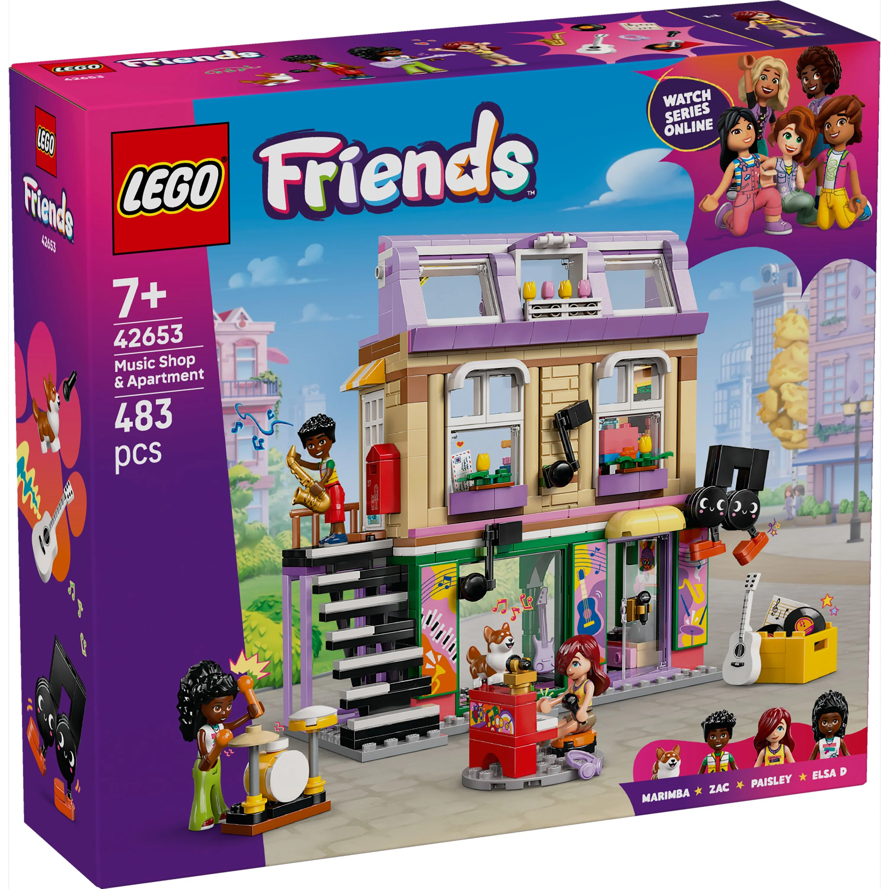 LEGO 42653 Friends Music Shop & Apartment
