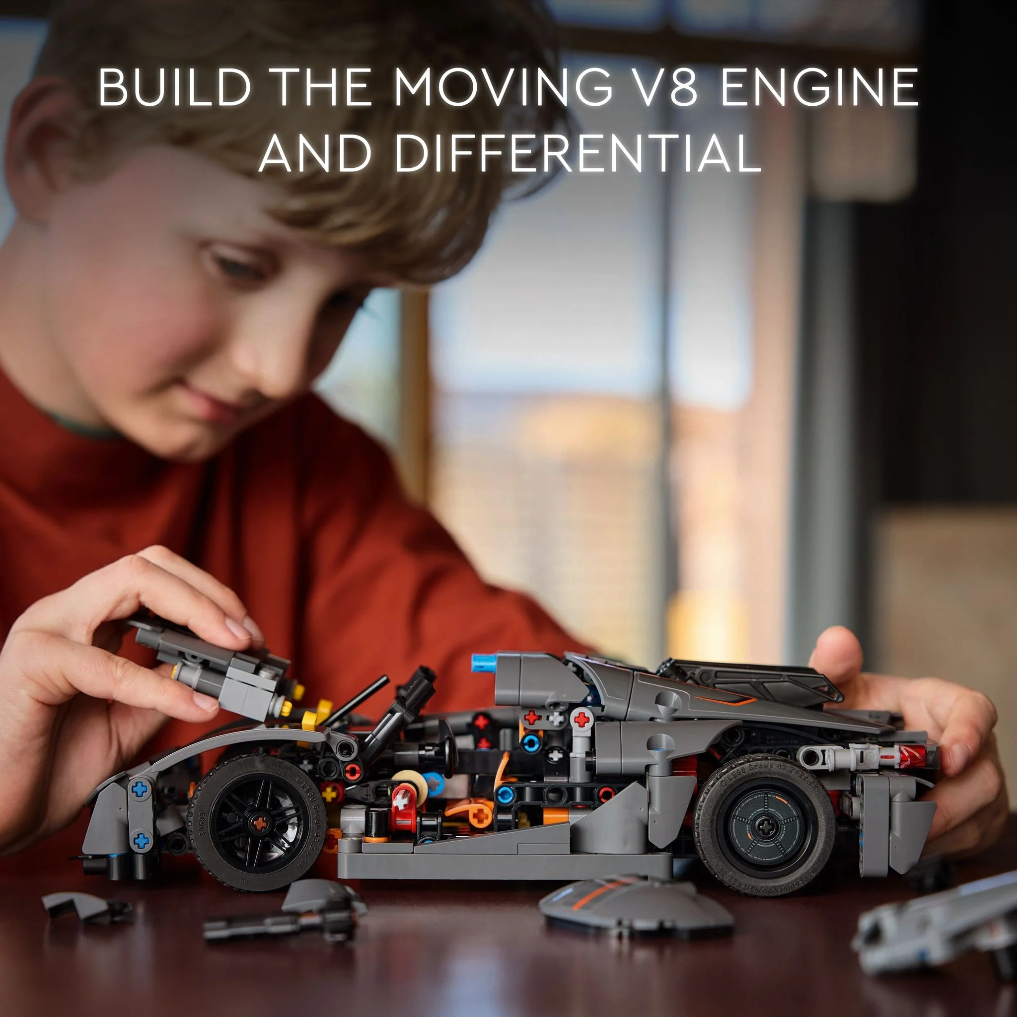 LEGO 42173 Technic Koenigsegg Jesko Absolut Gray Hypercar