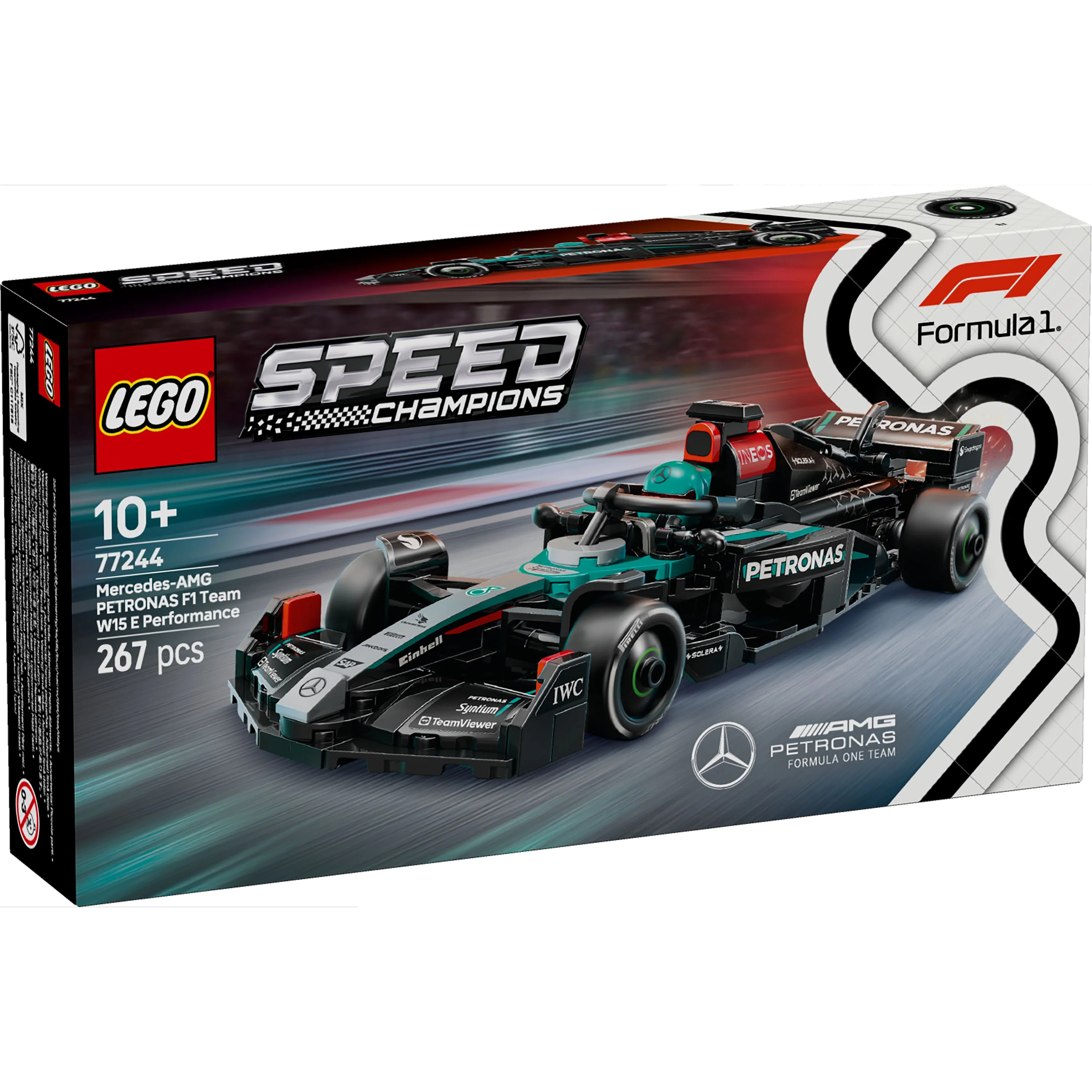 LEGO 77244 Speed Champions Mercedes-AMG F1 W15 Race Car