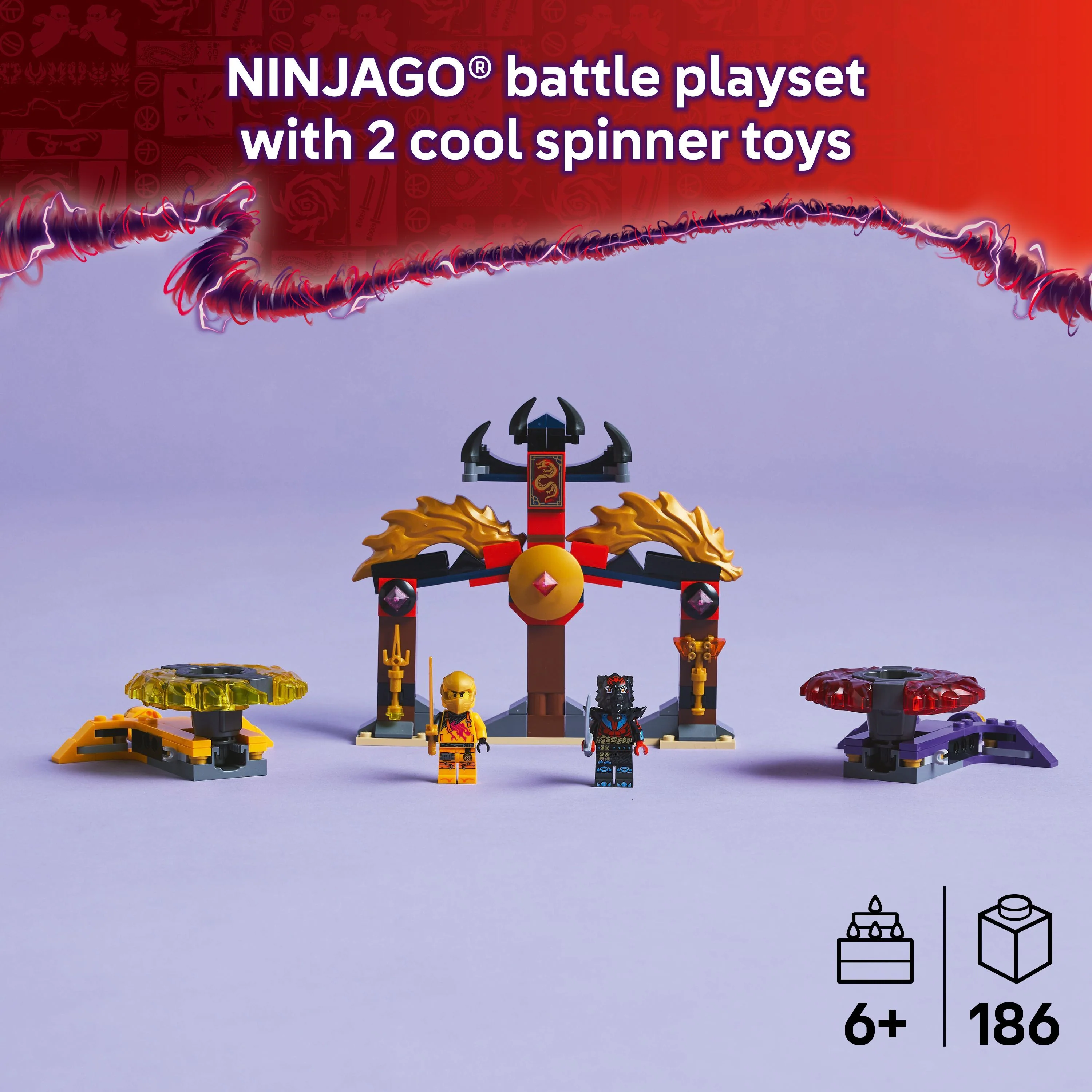 LEGO 71826 NINJAGO Dragon Spinjitzu Battle Pack