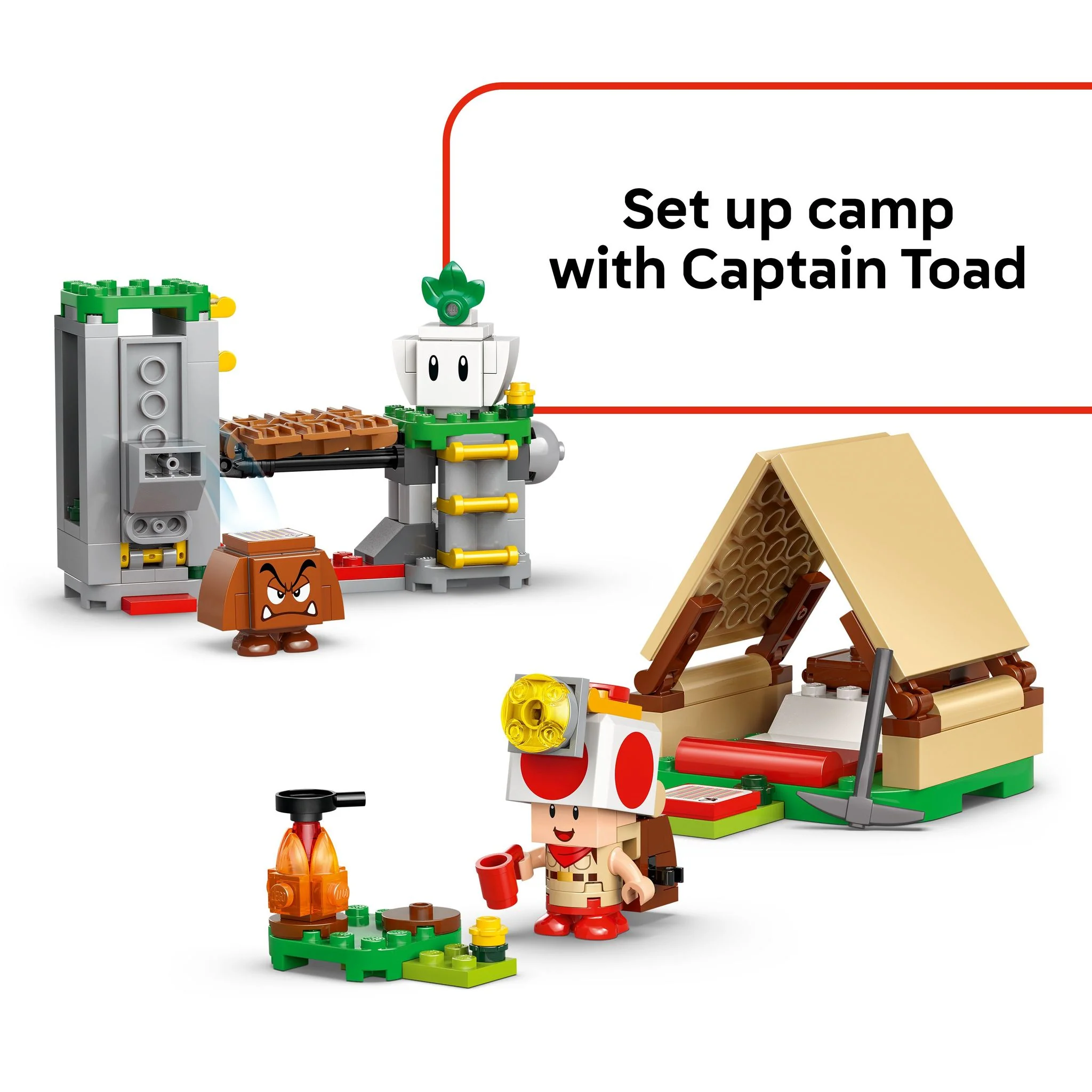 LEGO 72040 Super Mario Captain Toad's Camp