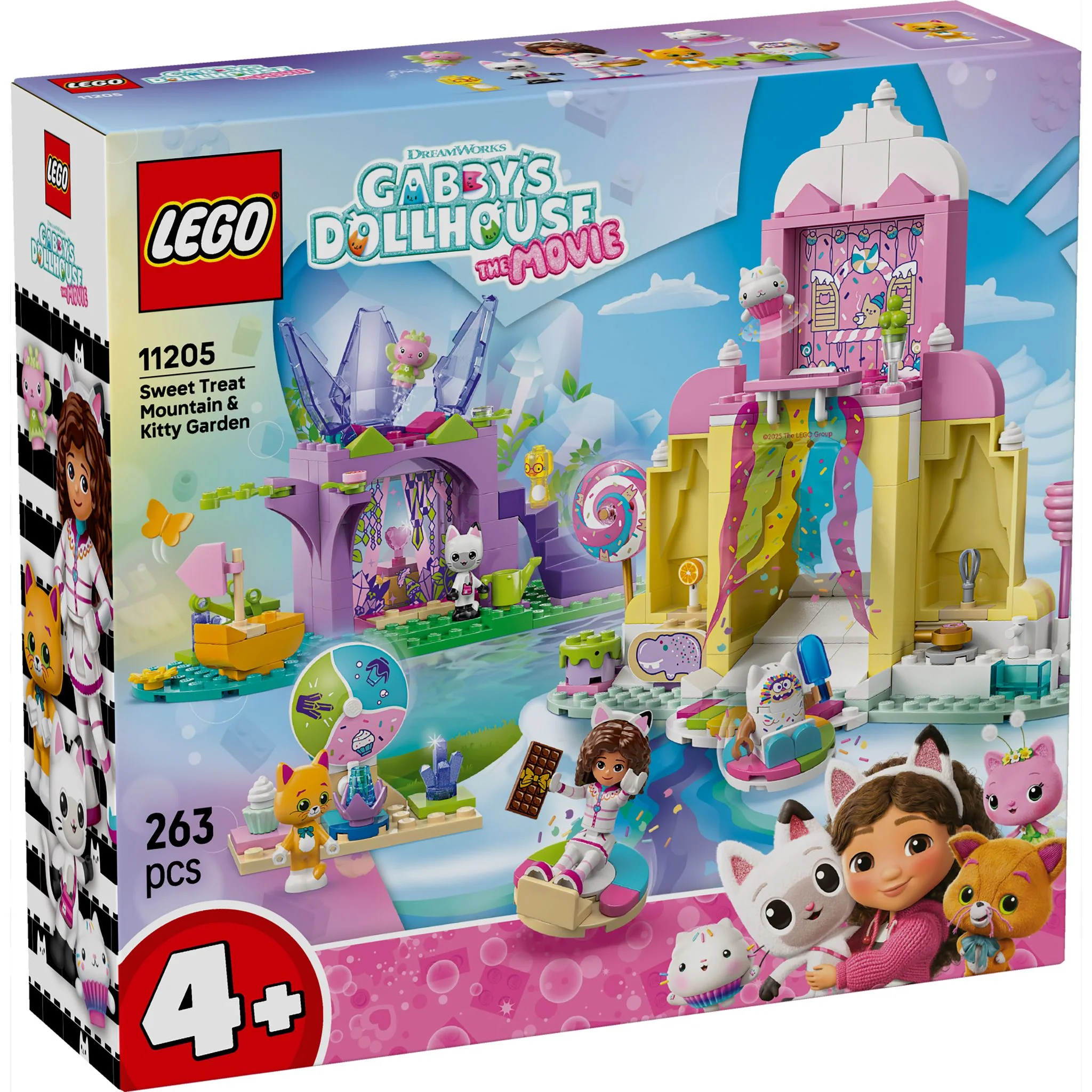 LEGO 11205 Gabby's Dollhouse Sweet Treat Mountain & Kitty Garden