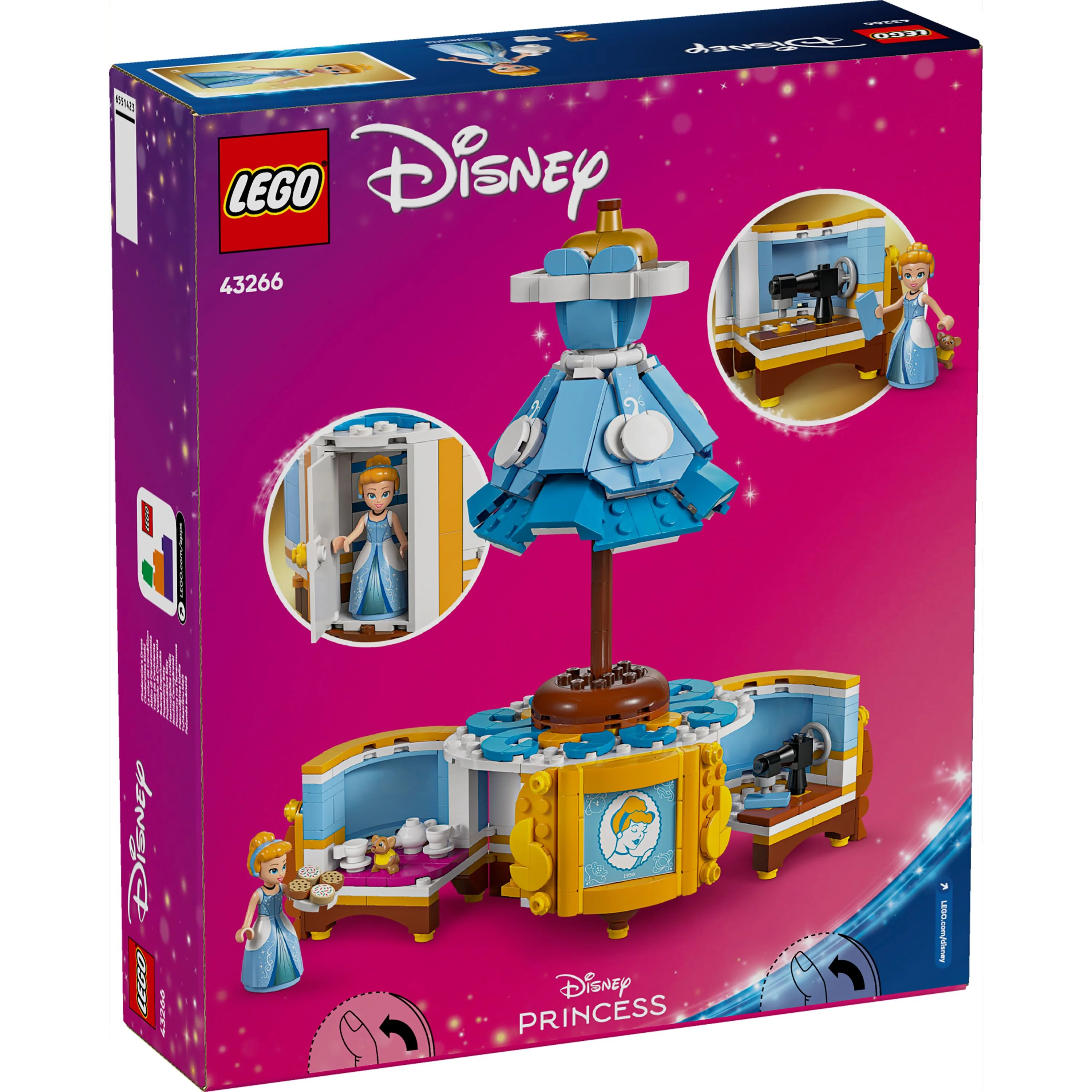 LEGO 43266 Disney Princess Cinderella's Dress