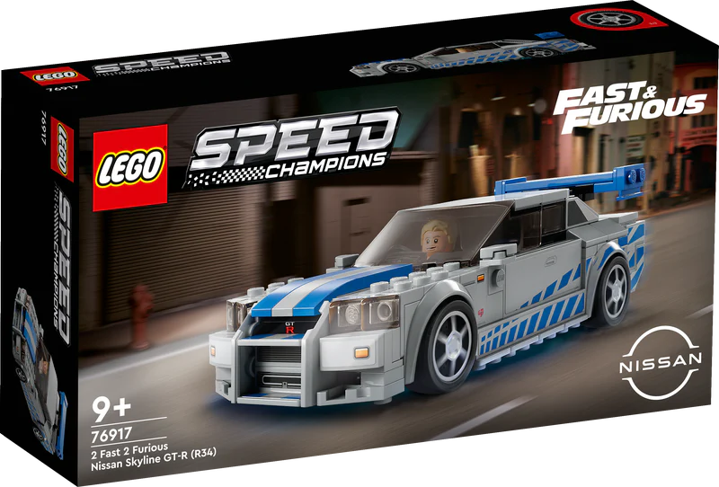 LEGO 76917 Speed Champions 2 Fast 2 Furious Nissan Skyline GT-R (R34)