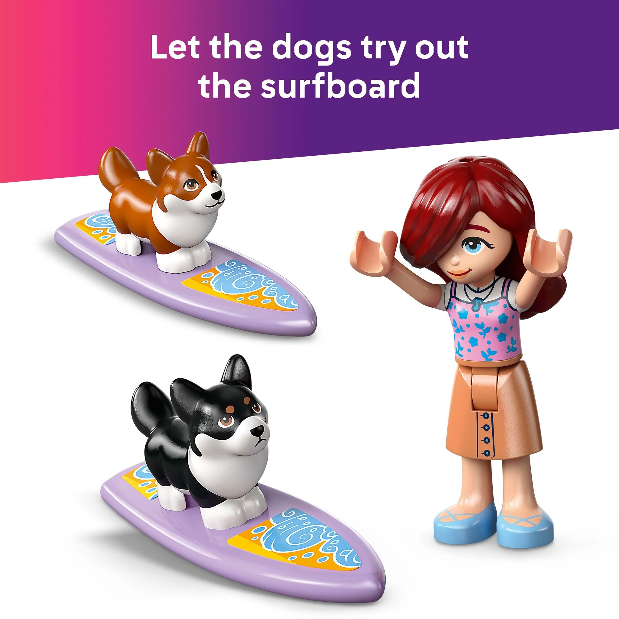 LEGO 42641 Friends Surfing Dogs and Scooter Adventure