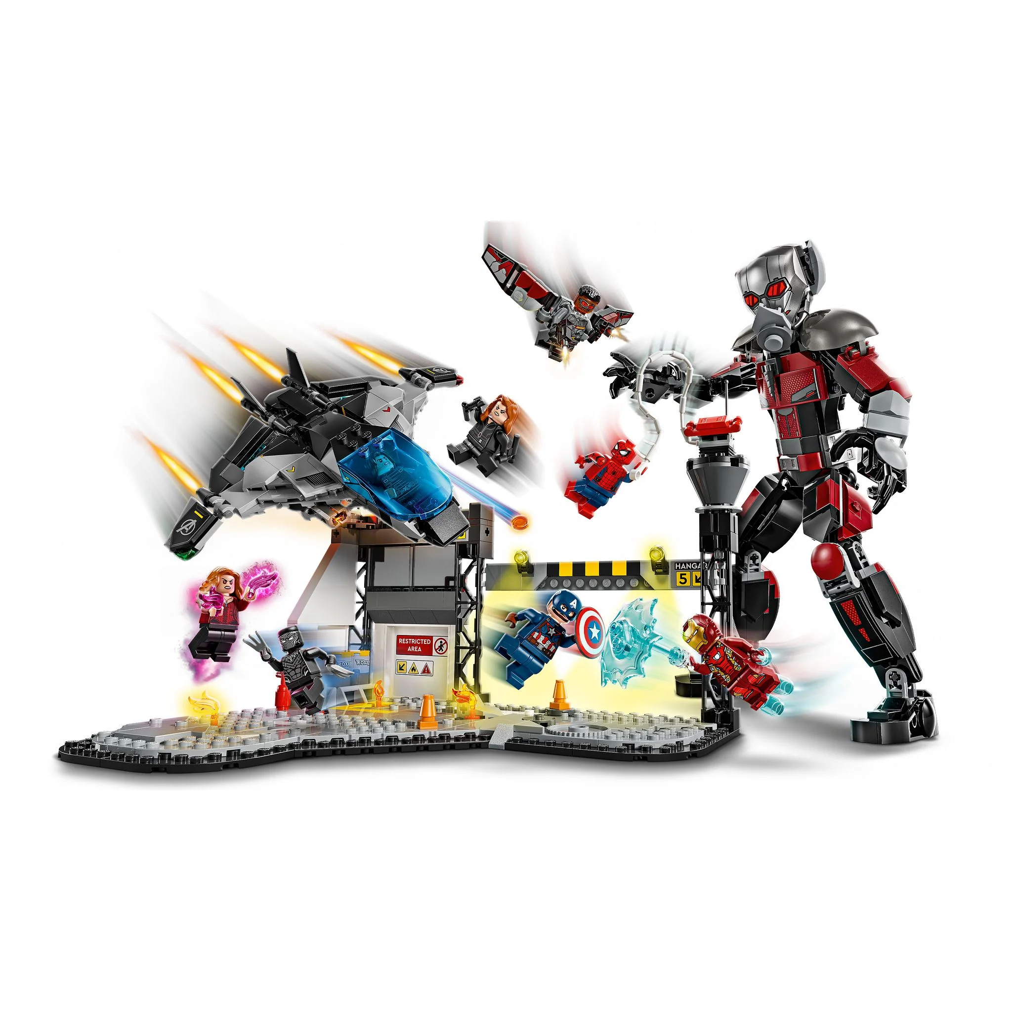 LEGO 76314 Super Heroes Captain America: Civil War Action Battle