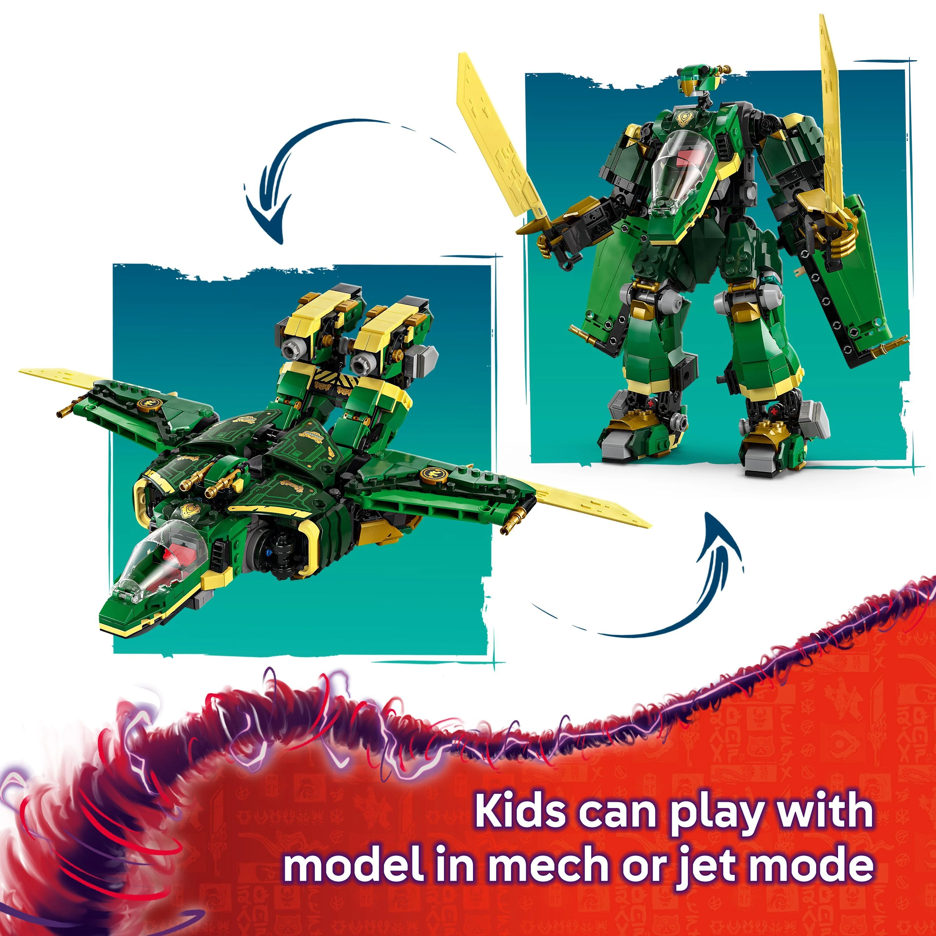 LEGO 71845 NINJAGO Lloyd's Jet Mech