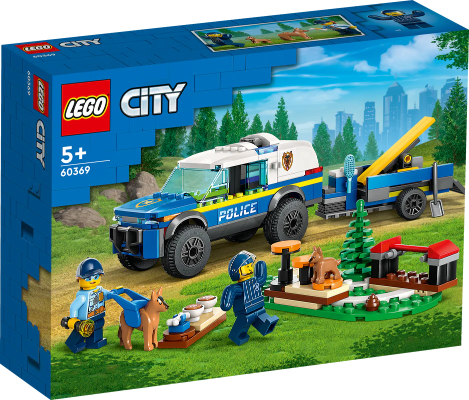 LEGO 60369 City Mobile Police Dog Training