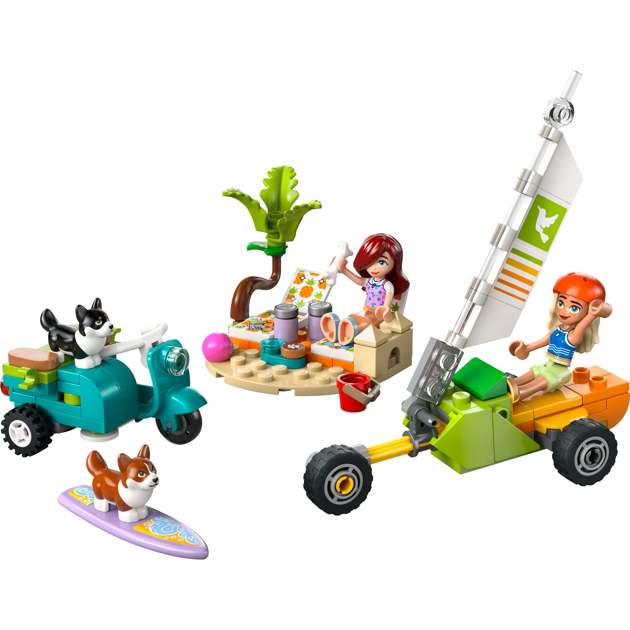 LEGO 42641 Friends Surfing Dogs and Scooter Adventure
