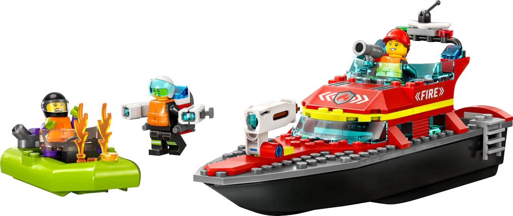 LEGO 60373 City Fire Rescue Boat
