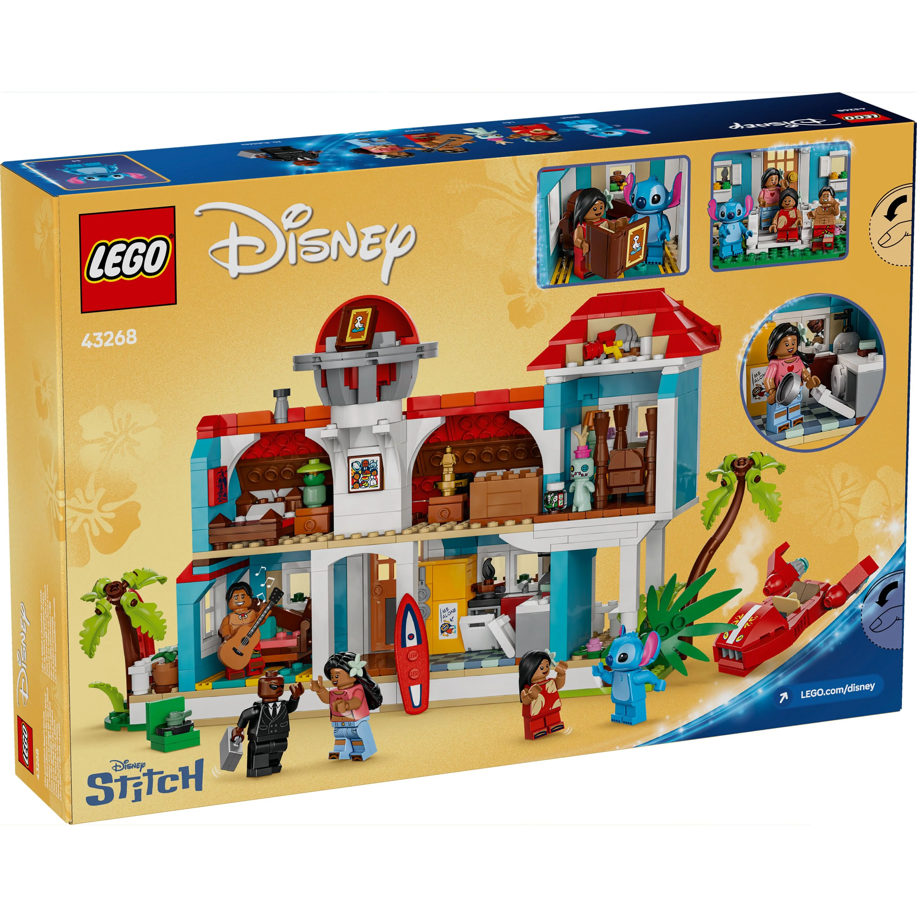 LEGO 43268 Disney Lilo and Stitch Beach House