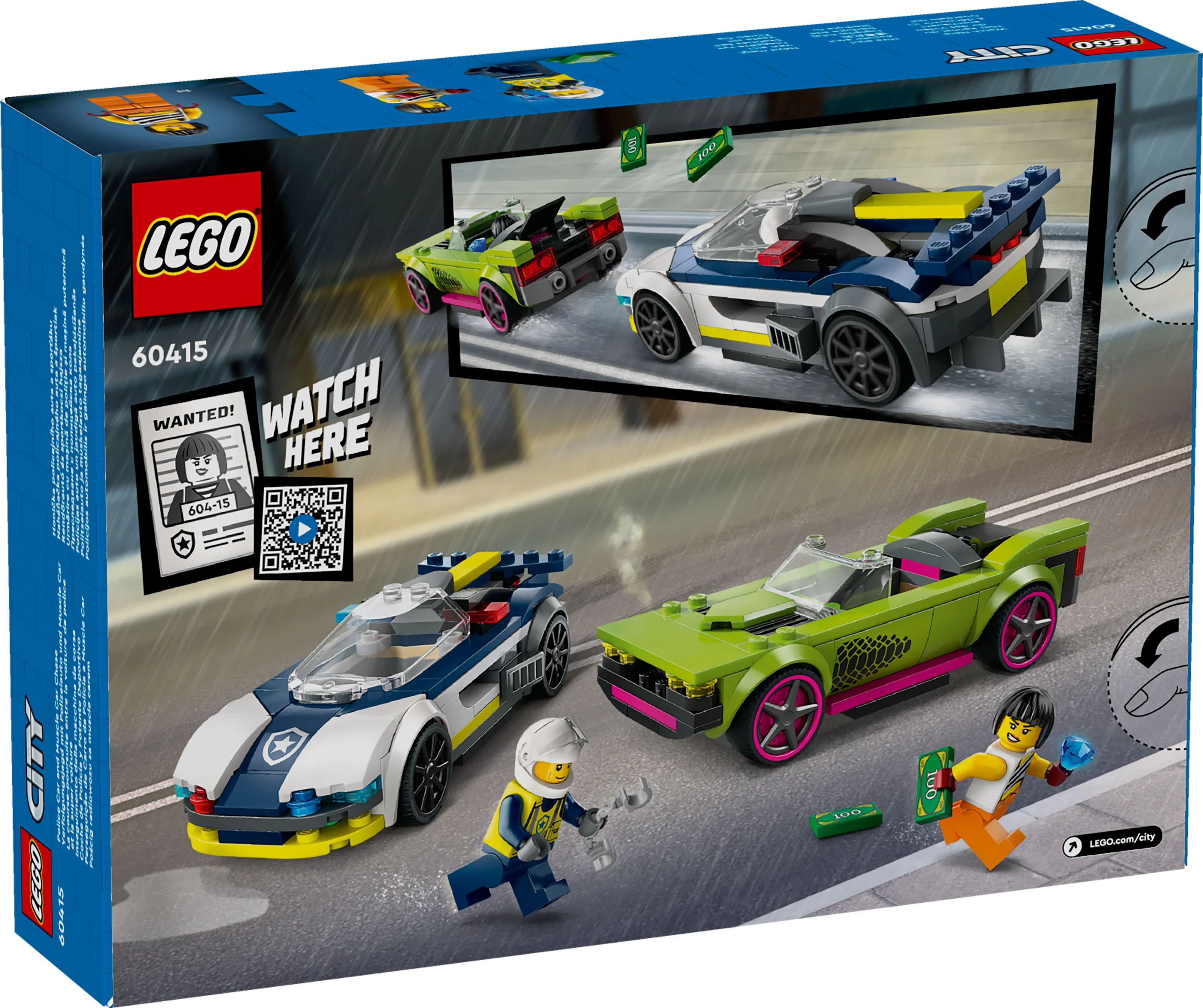 LEGO 60415 City Police Car And Muscle Car Chase
