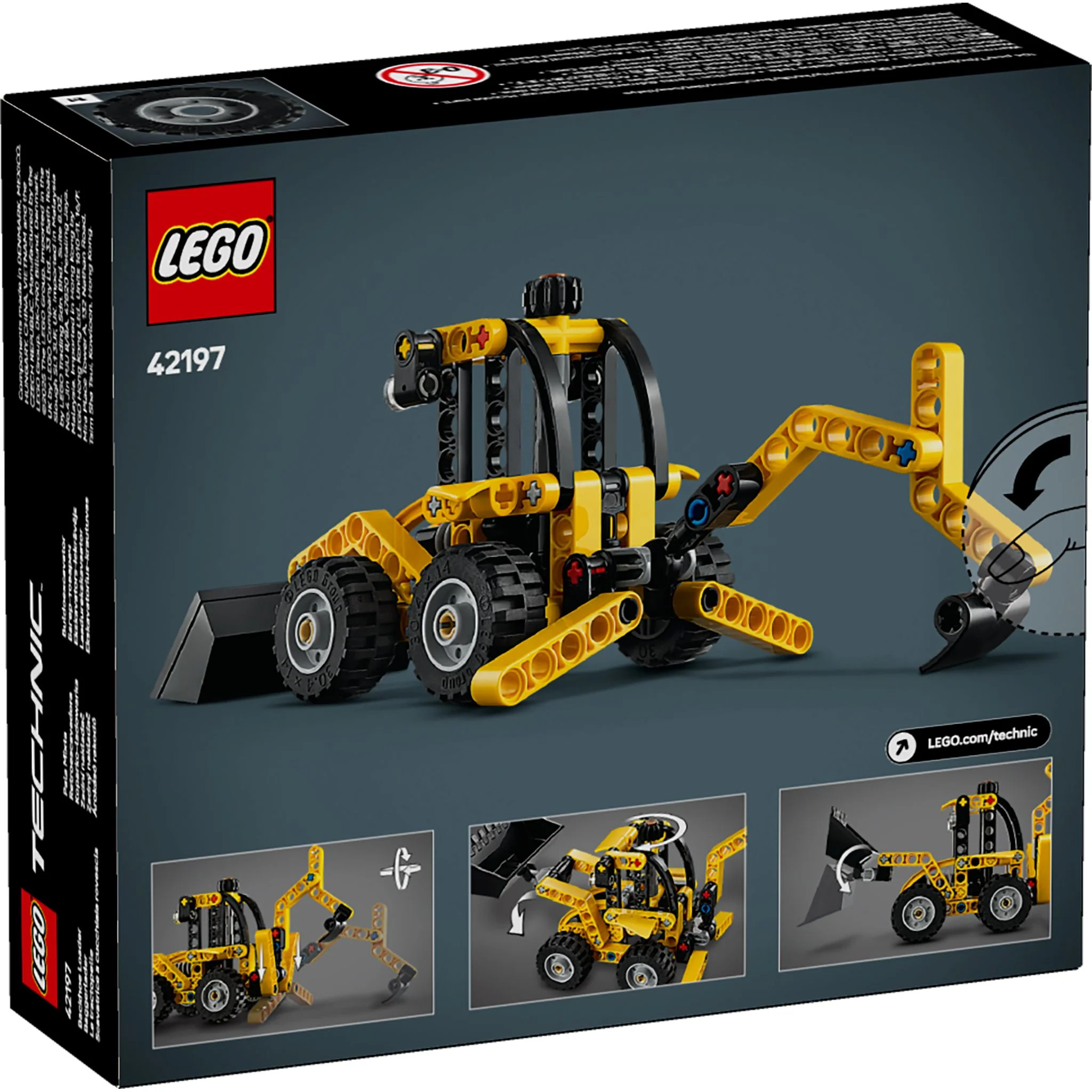 LEGO 42197 Technic Backhoe Loader