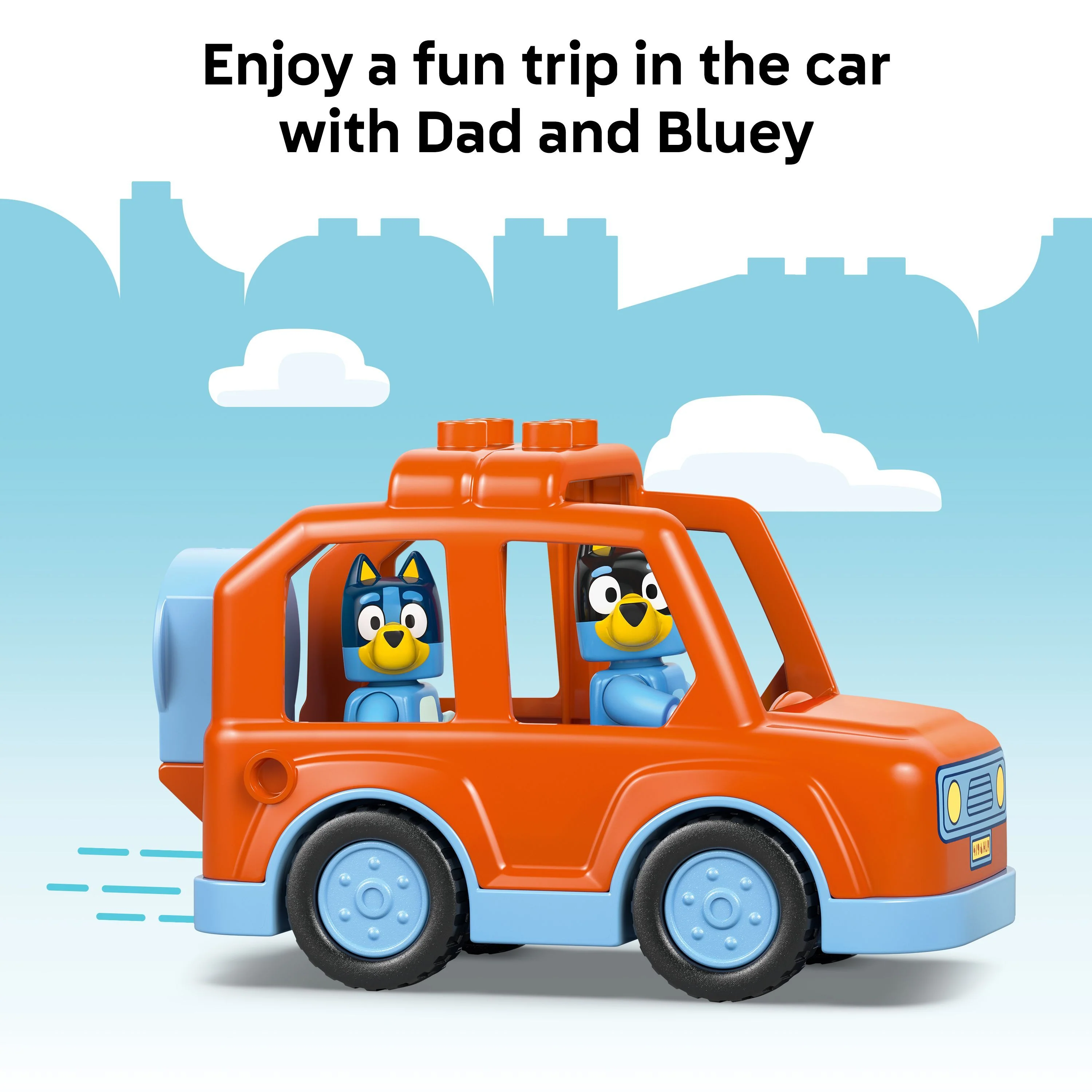 LEGO 10458 DUPLO Bluey Ice Cream Trip with Bluey