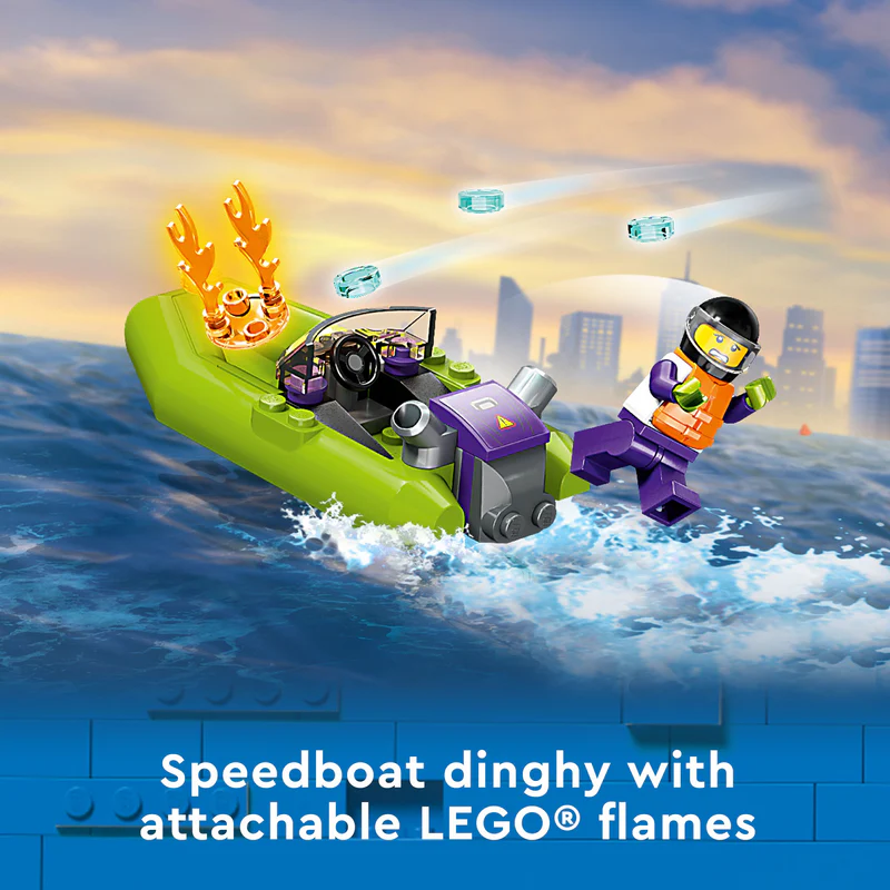 LEGO 60373 City Fire Rescue Boat