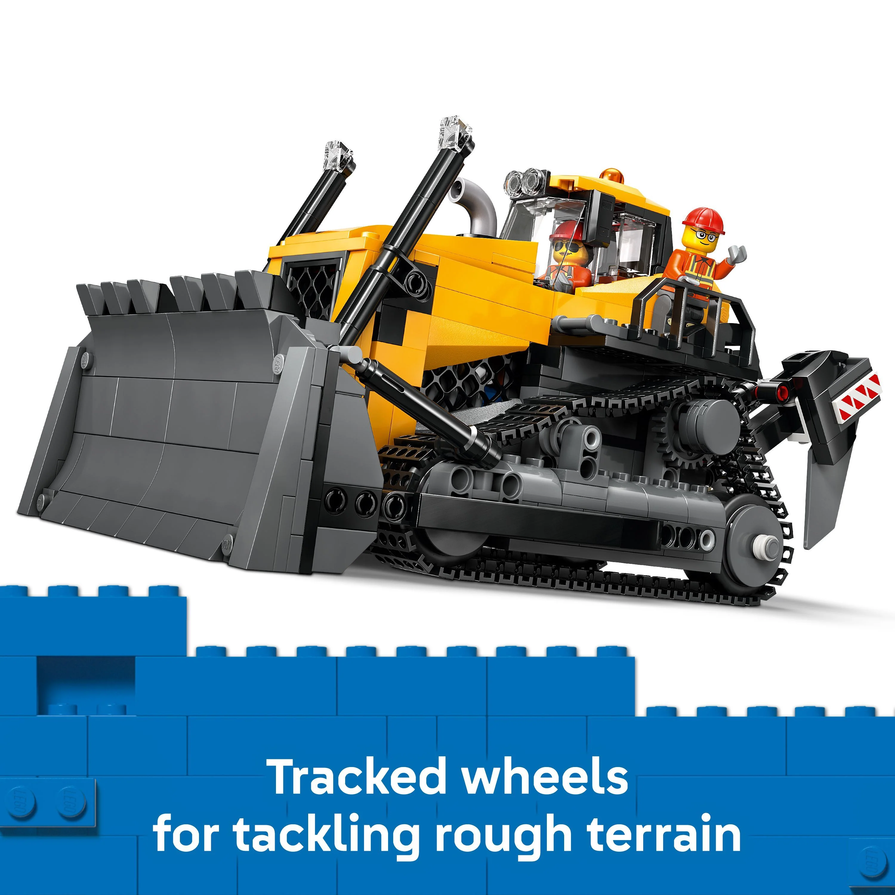 LEGO 60466 City Yellow Bulldozer