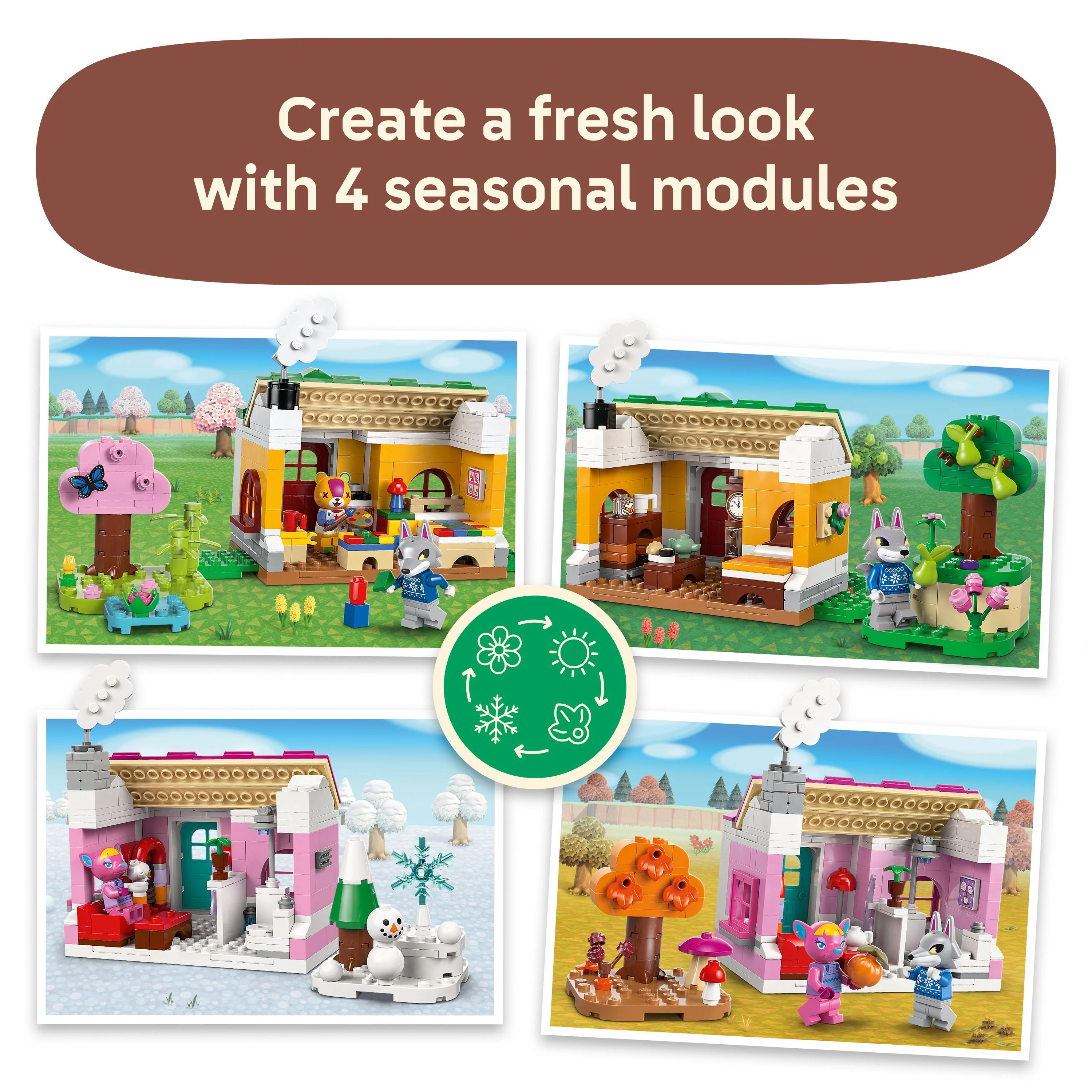 LEGO 77057 Animal Crossing Creative Houses: Seasons of Fun