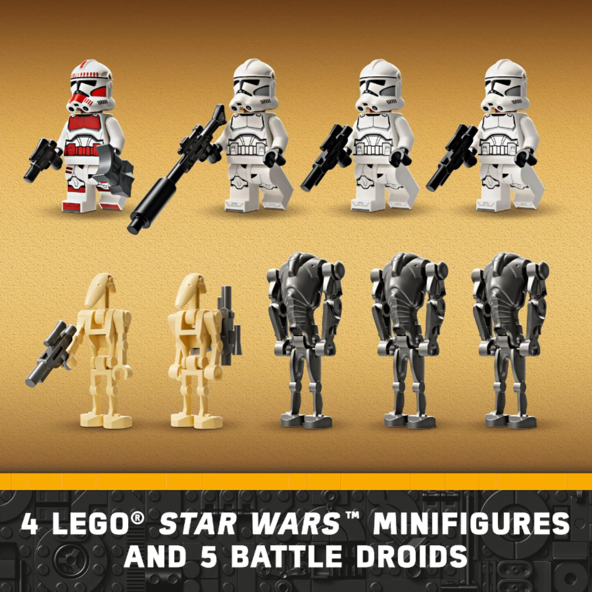 LEGO 75372 Star Wars Clone Trooper & Battle Droid Battle Pack