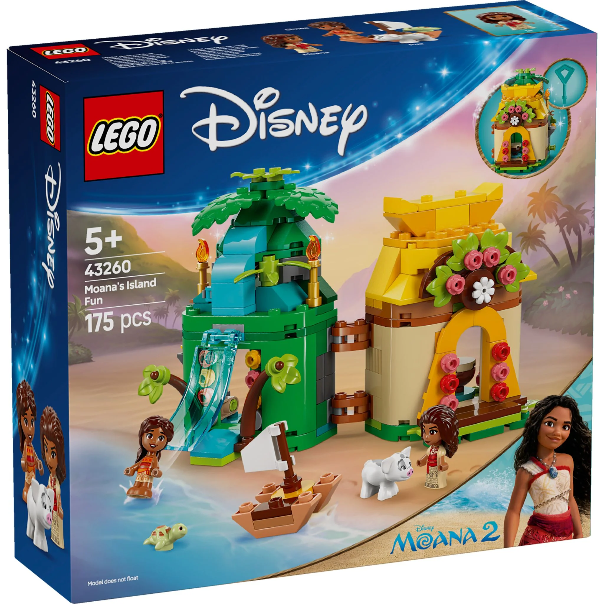 LEGO 43260 Disney Princess Moana's Island Fun
