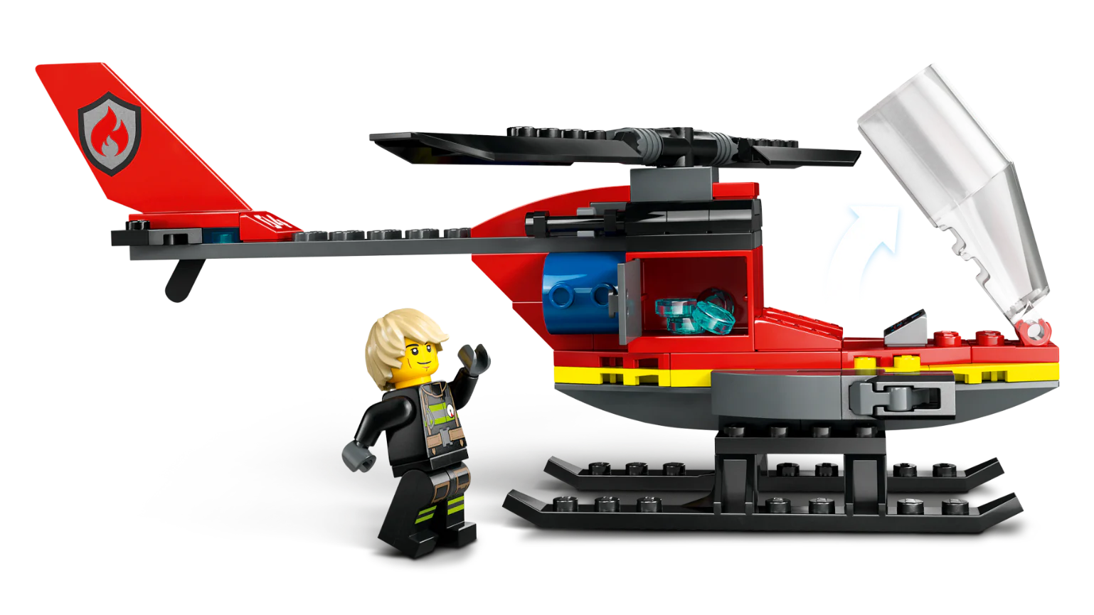 LEGO 60411 City Fire Rescue Helicopter