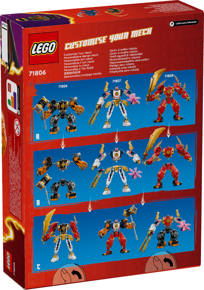 LEGO 71806 NINJAGO Cole's Elemental Earth Mech