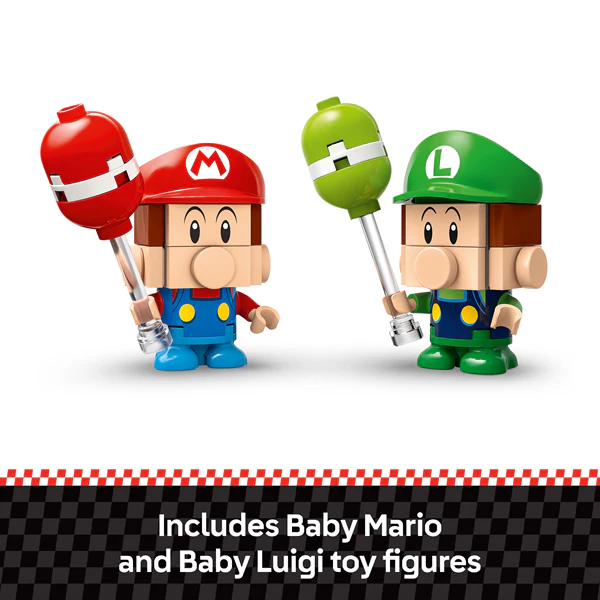 LEGO 72034 Super Mario Mario Kart – Baby Mario vs. Baby Luigi