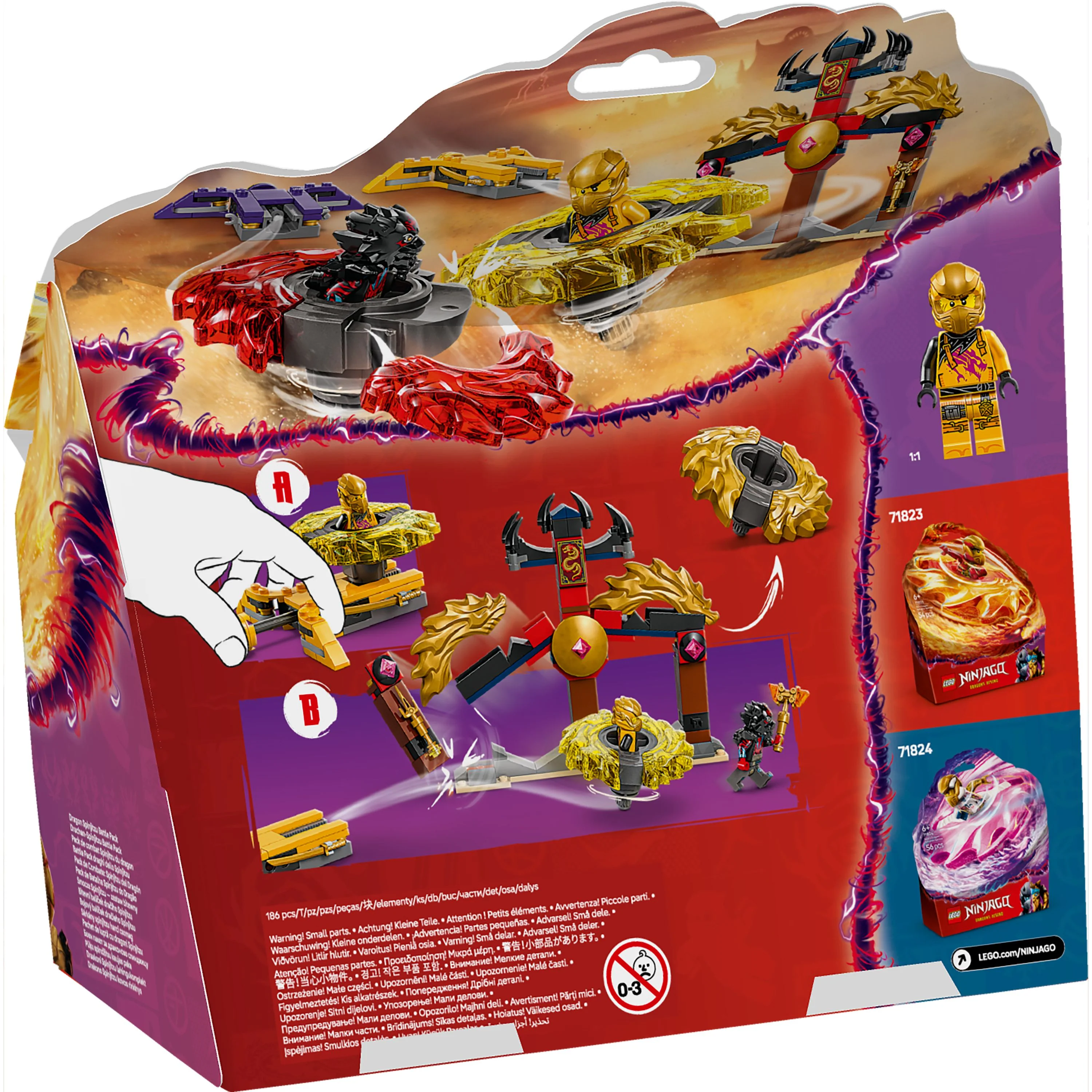 LEGO 71826 NINJAGO Dragon Spinjitzu Battle Pack