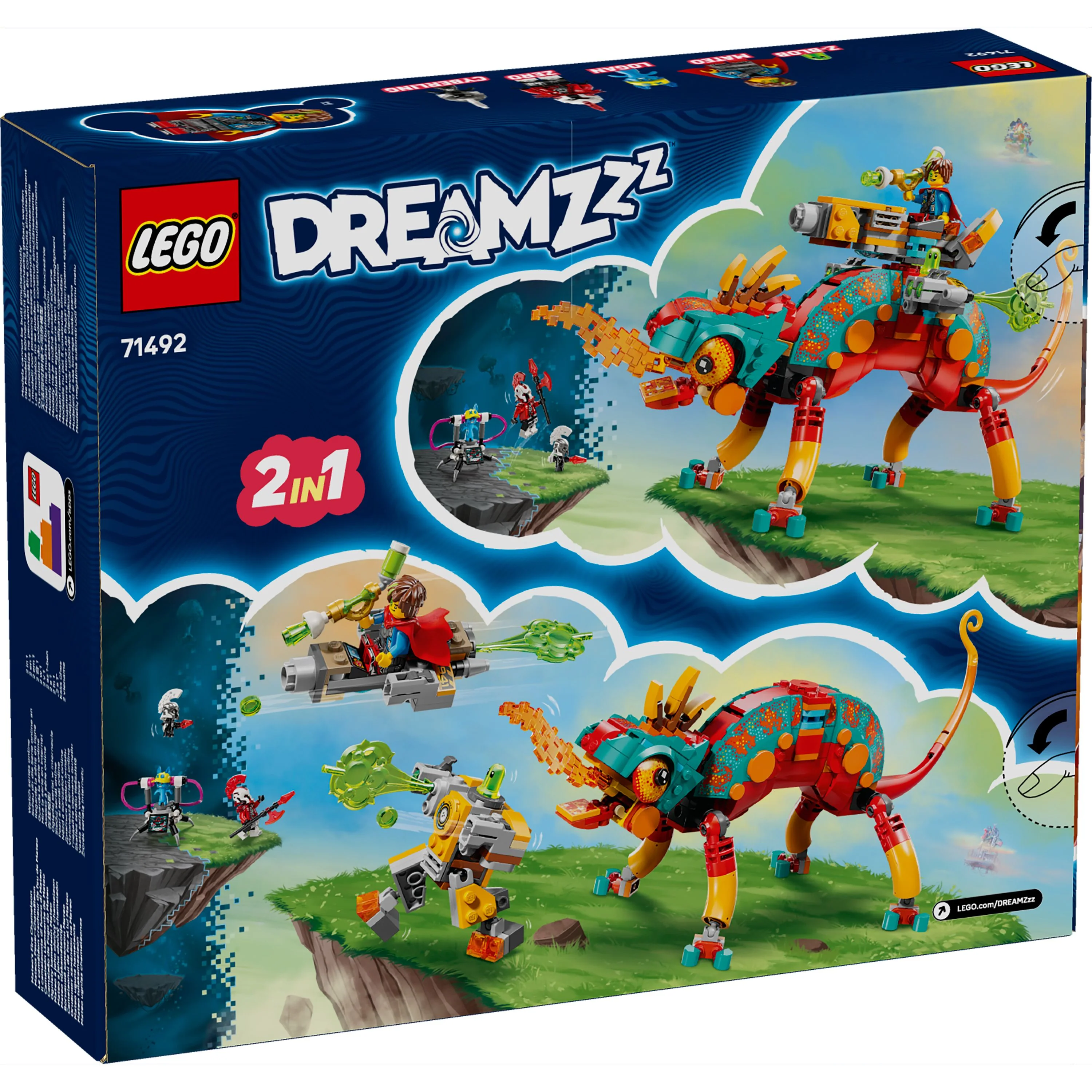LEGO 71492 DREAMZzz Mateo's Fire Chameleon