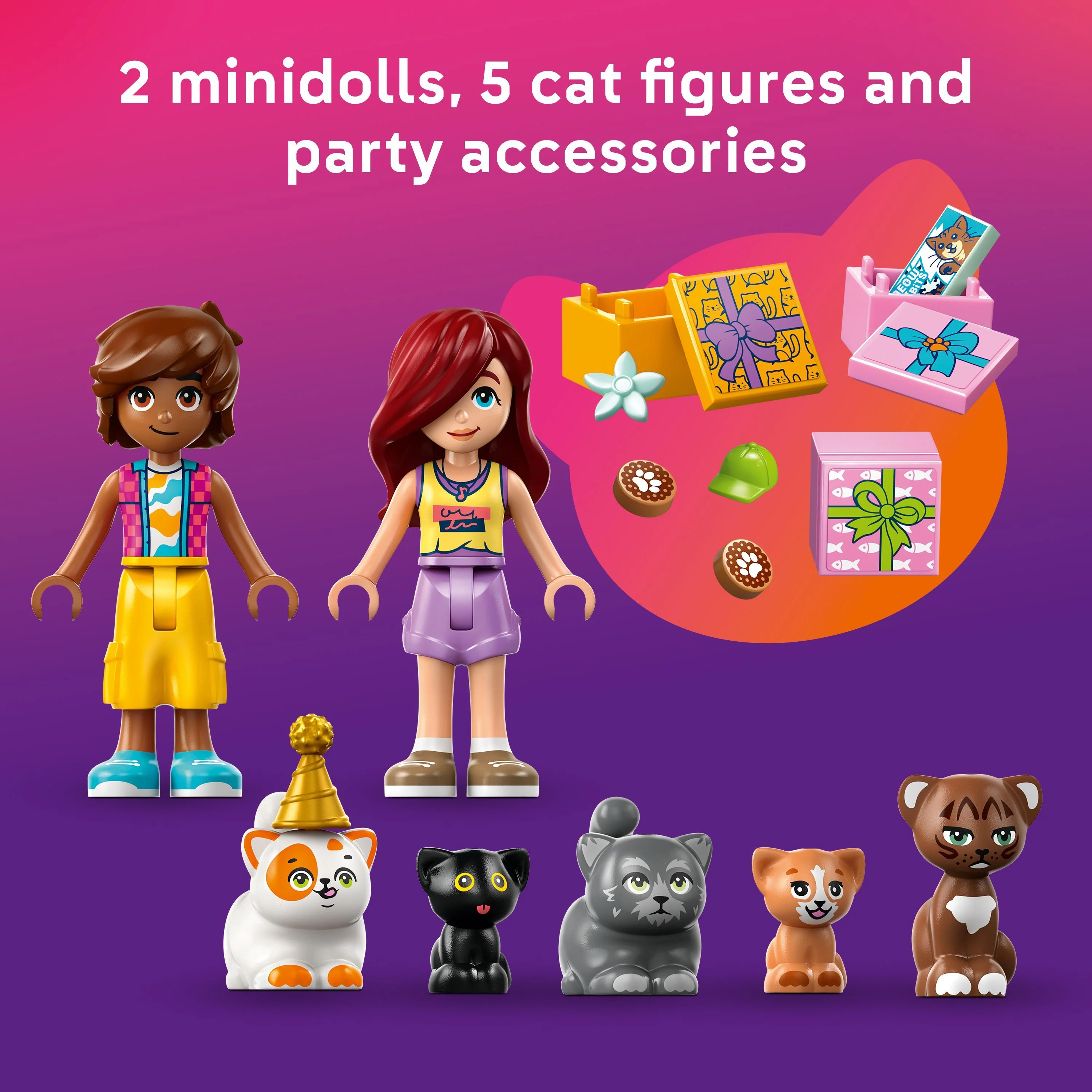 LEGO 42666 Friends Cat Birthday Party & Tree House