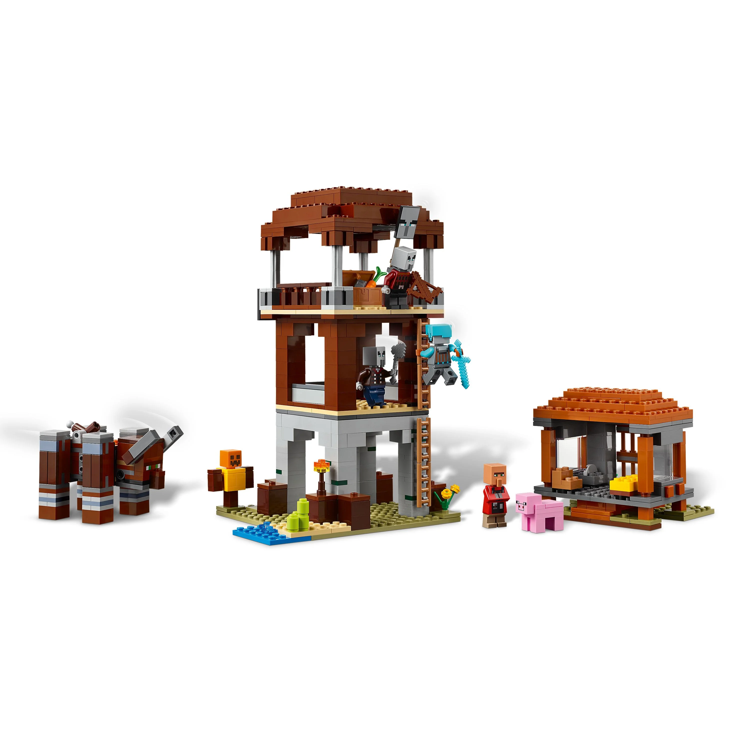 LEGO 21278 Minecraft The Pillager Outpost and Ravager