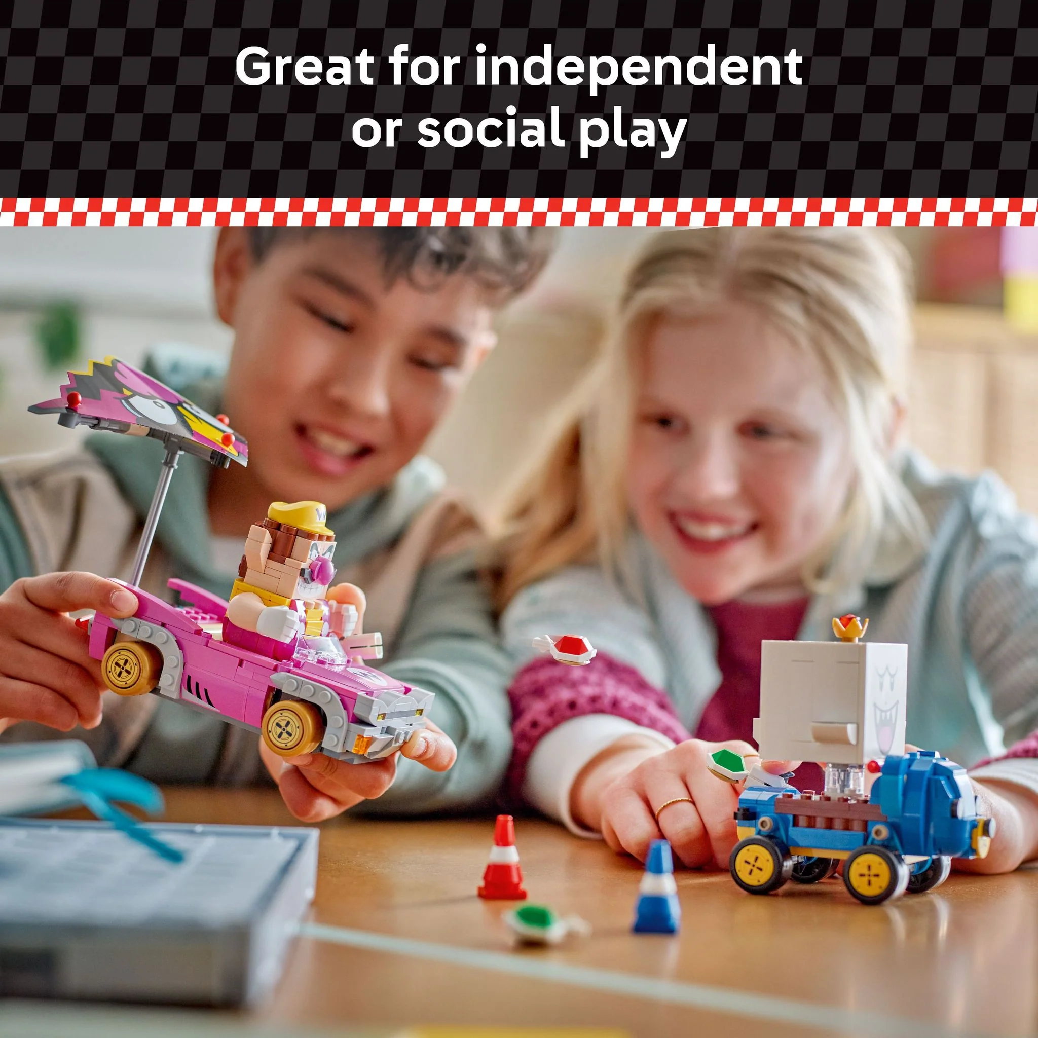 LEGO 72038 Super Mario: Mario Kart – Wario & King Boo