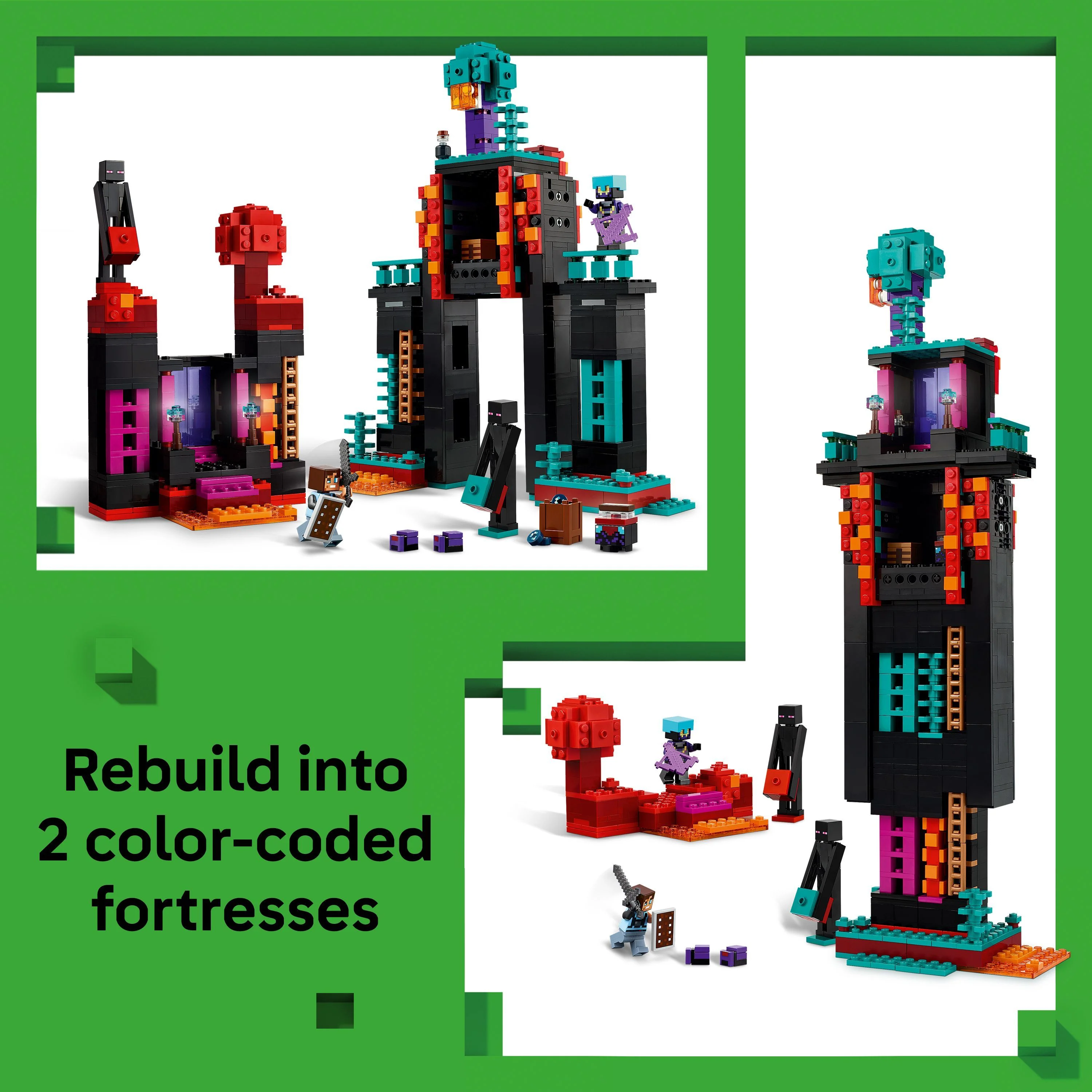 LEGO 21279 Minecraft The Enderman Tower