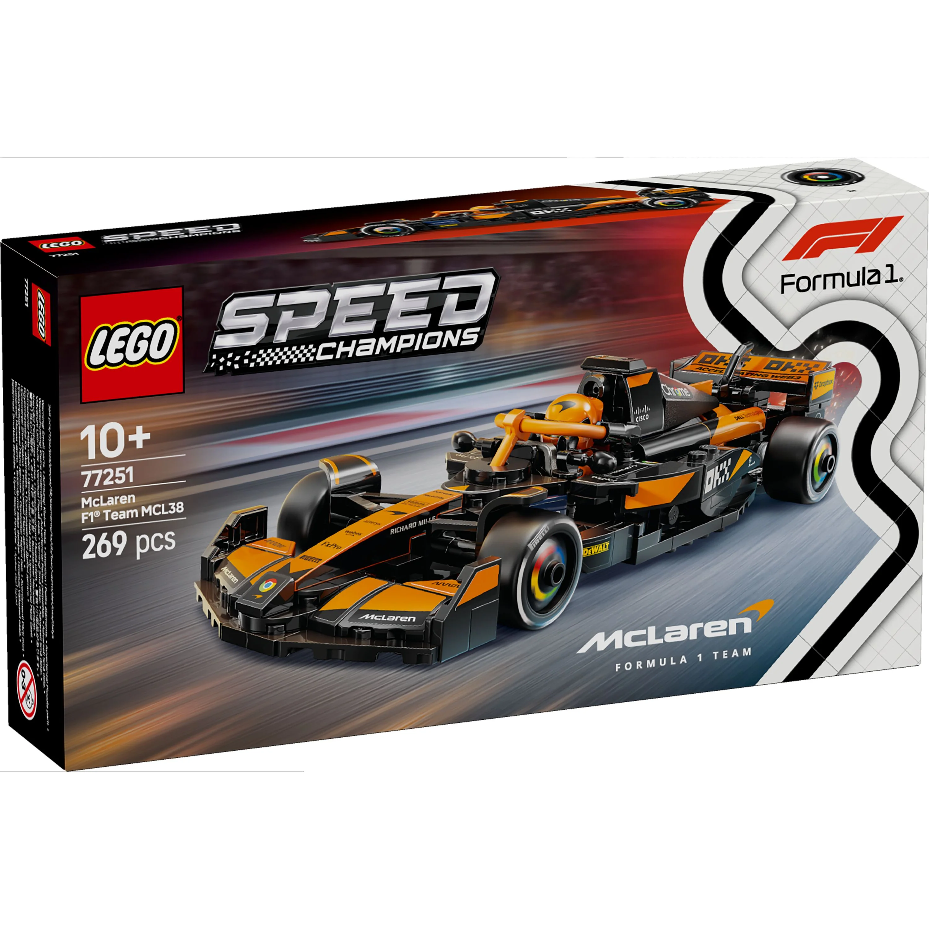 LEGO 77251 Speed Champions McLaren F1 Team MCL38 Race Car