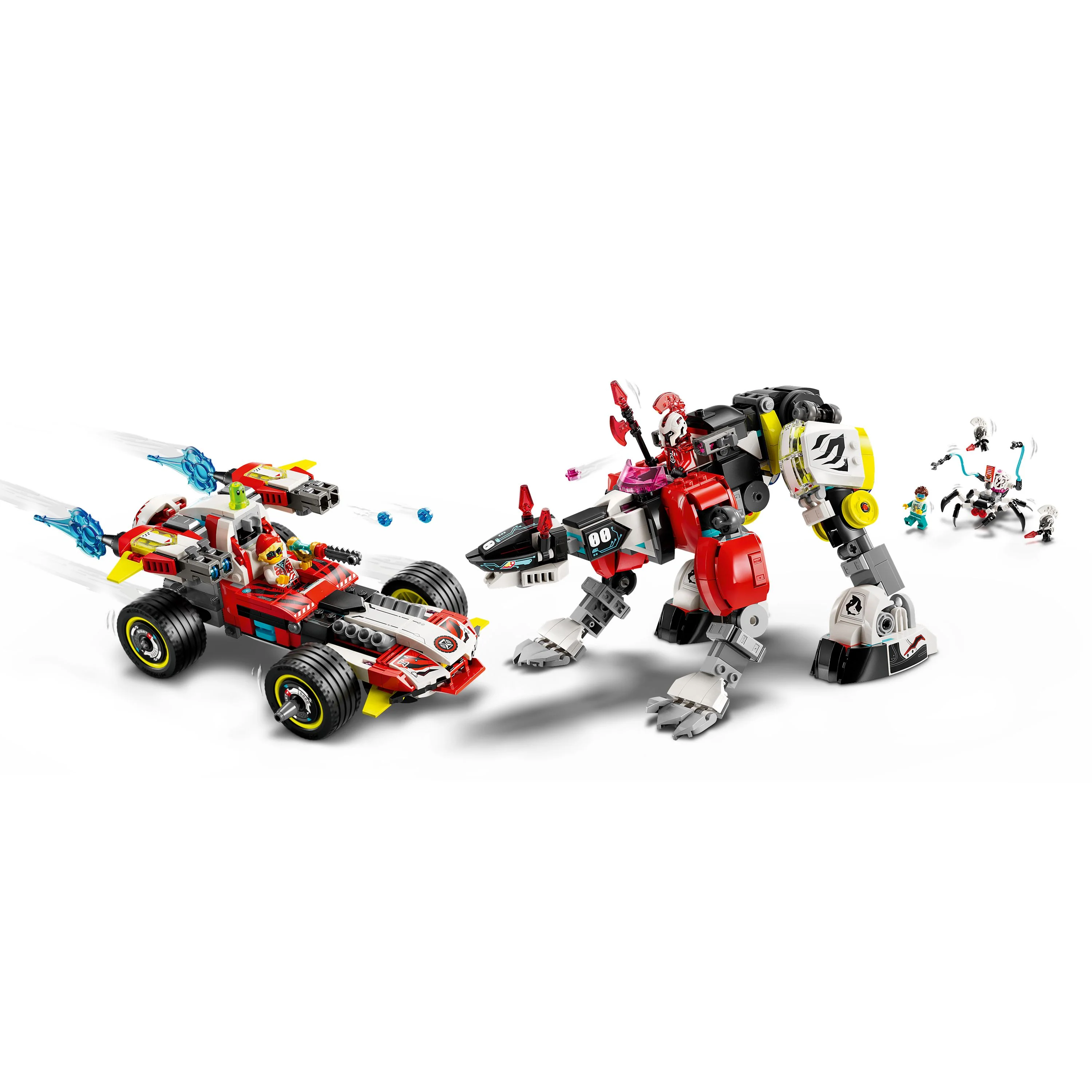 LEGO 71497 DREAMZzz Cooper's Tiger Mech & Zero's Hot Rod Car