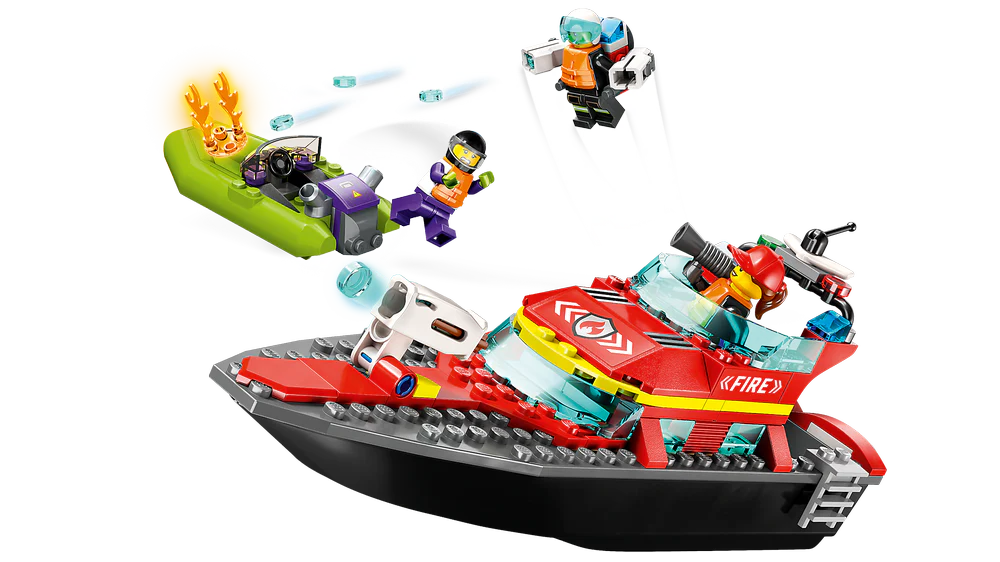 LEGO 60373 City Fire Rescue Boat