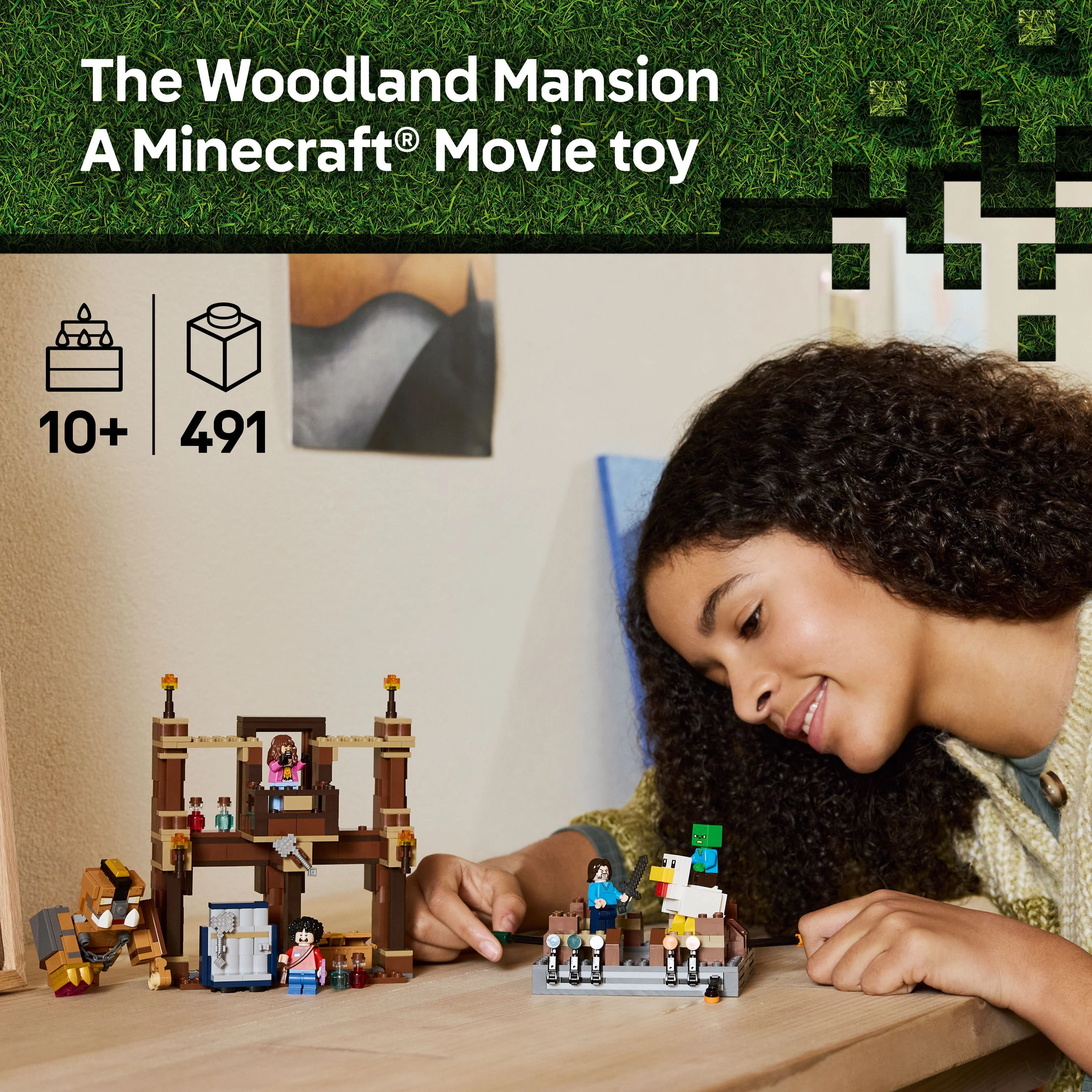 LEGO 21272 Minecraft Woodland Mansion Fighting Ring