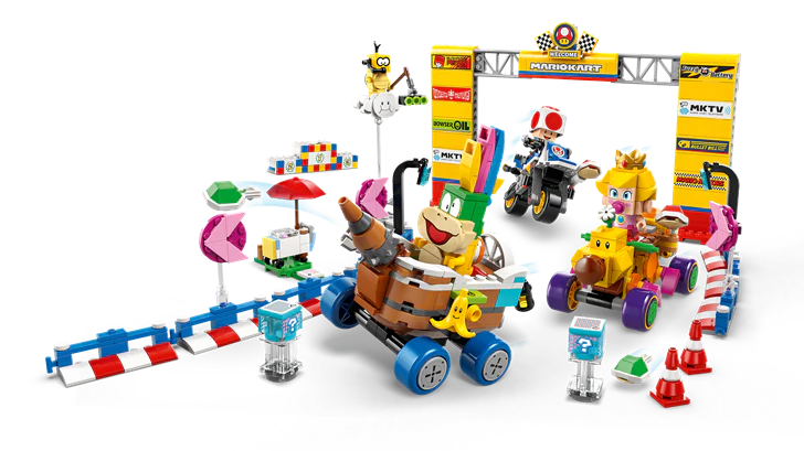 LEGO 72036 Super Mario Mario Kart – Baby Peach & Grand Prix Set