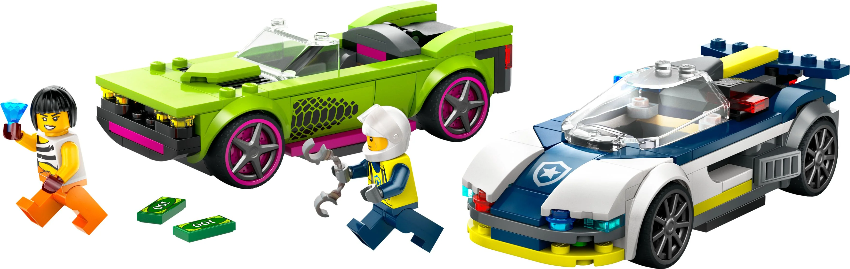 LEGO 60415 City Police Car And Muscle Car Chase