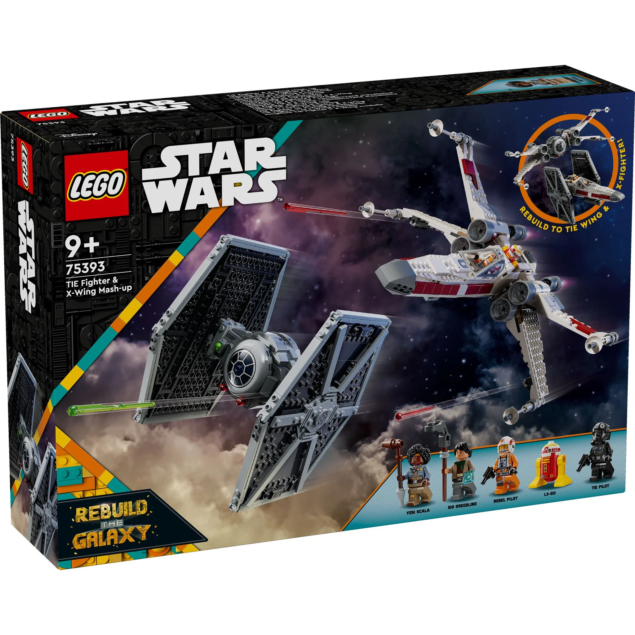LEGO 75393 Star Wars Tie Fighter & X-Wing Mash-Up
