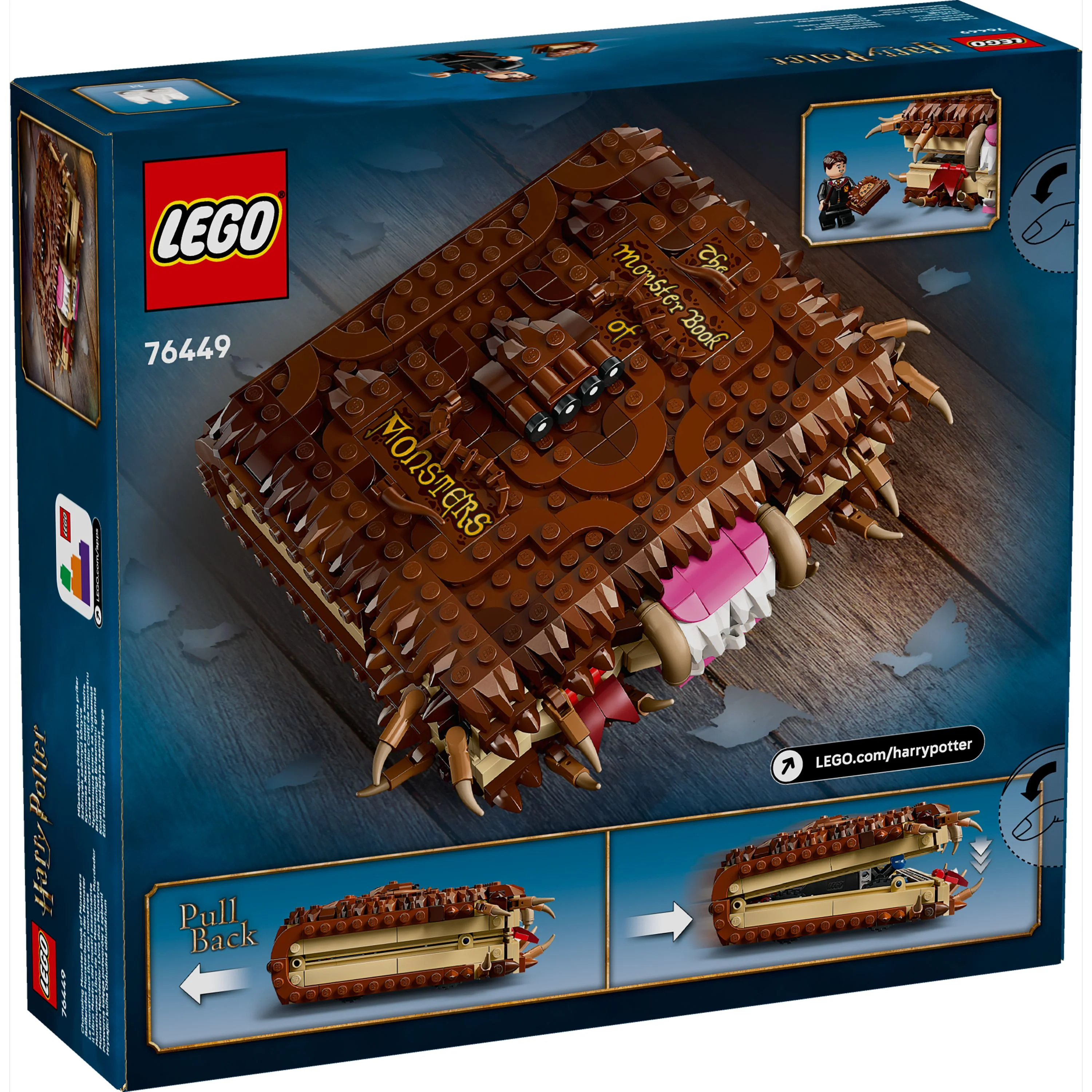 LEGO 76449 Harry Potter Chomping Monster Book of Monsters
